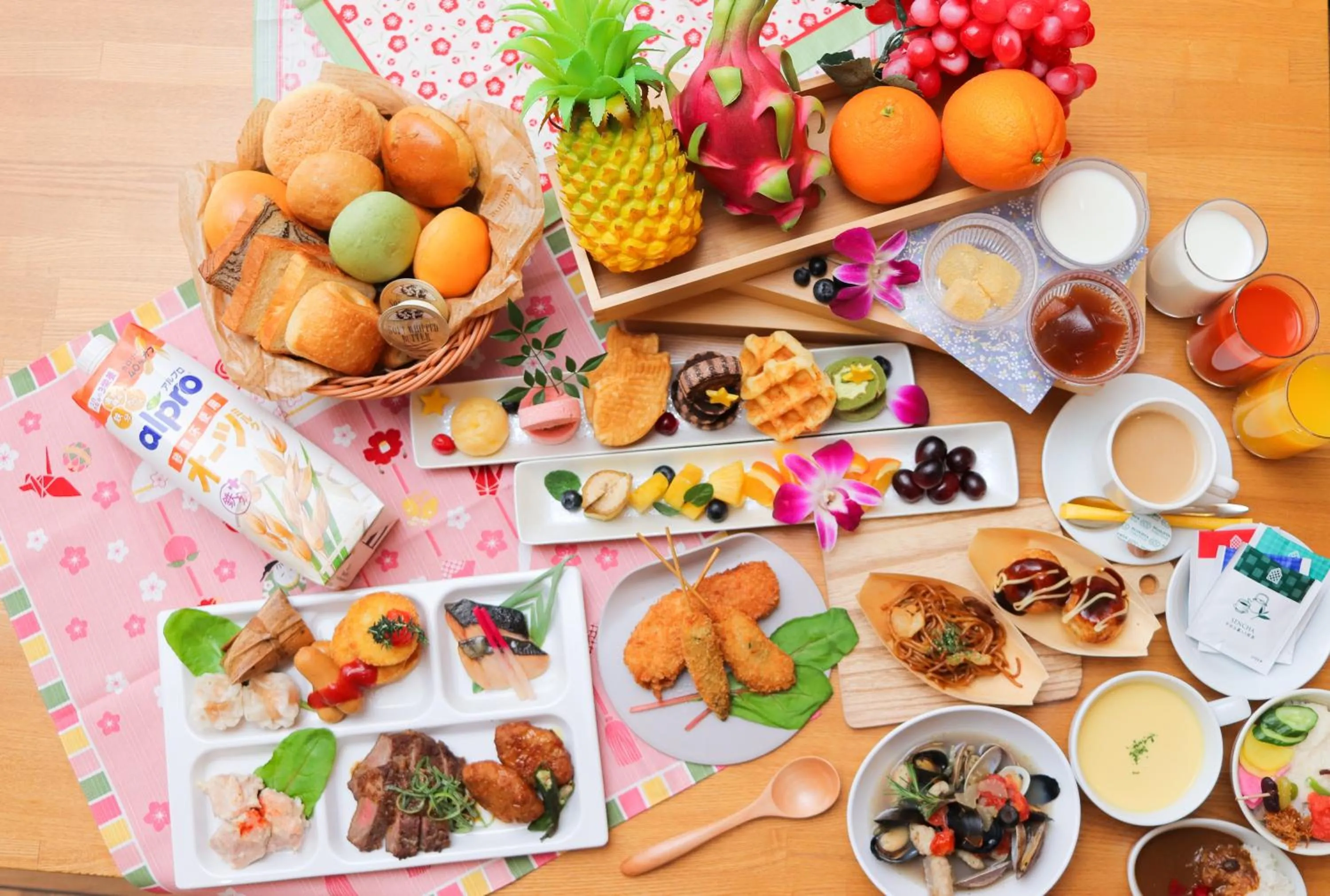 Breakfast in Hiyori Hotel Osaka Namba Station