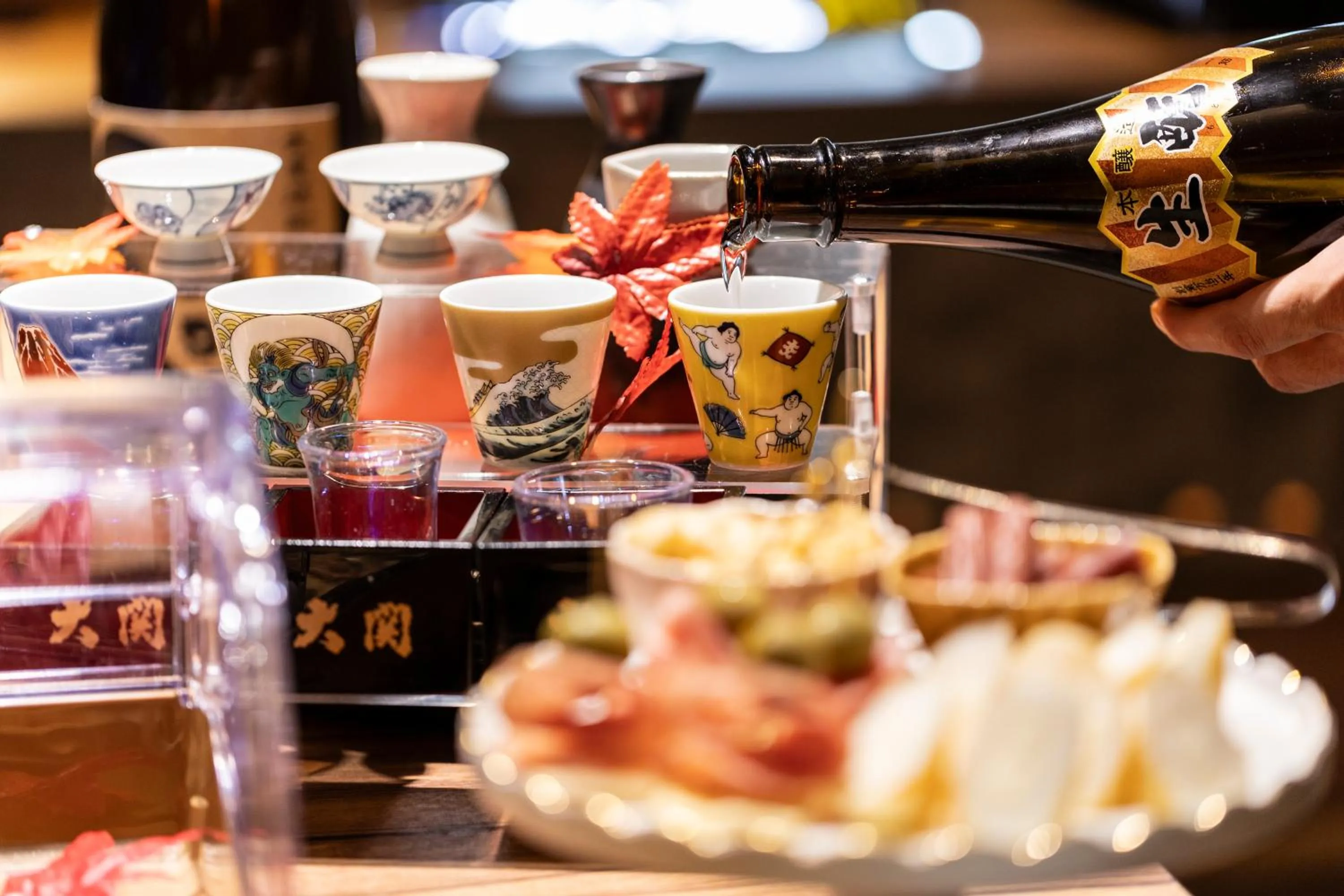 Lounge or bar in Hiyori Hotel Osaka Namba Station