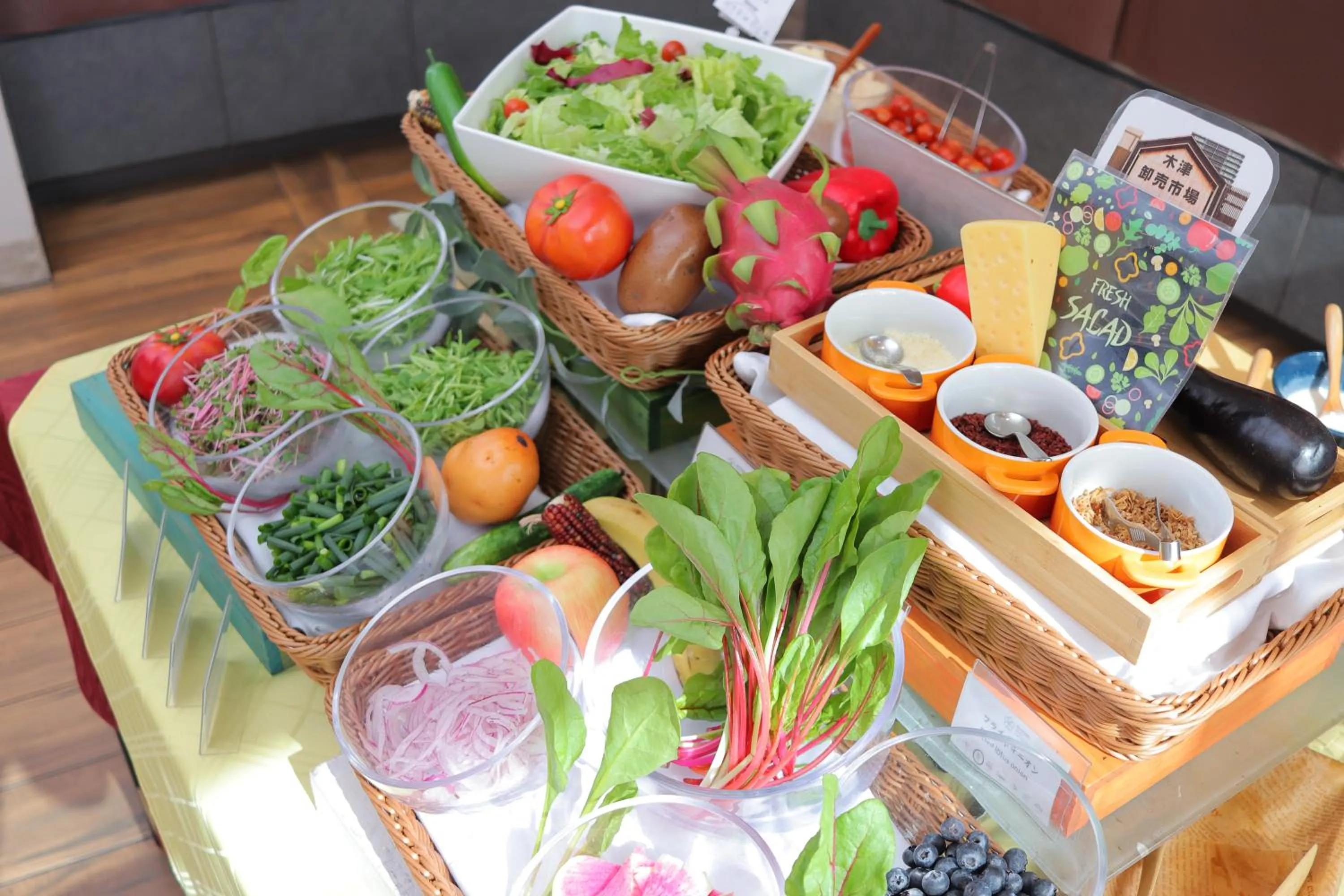 Buffet breakfast in Hiyori Hotel Osaka Namba Station