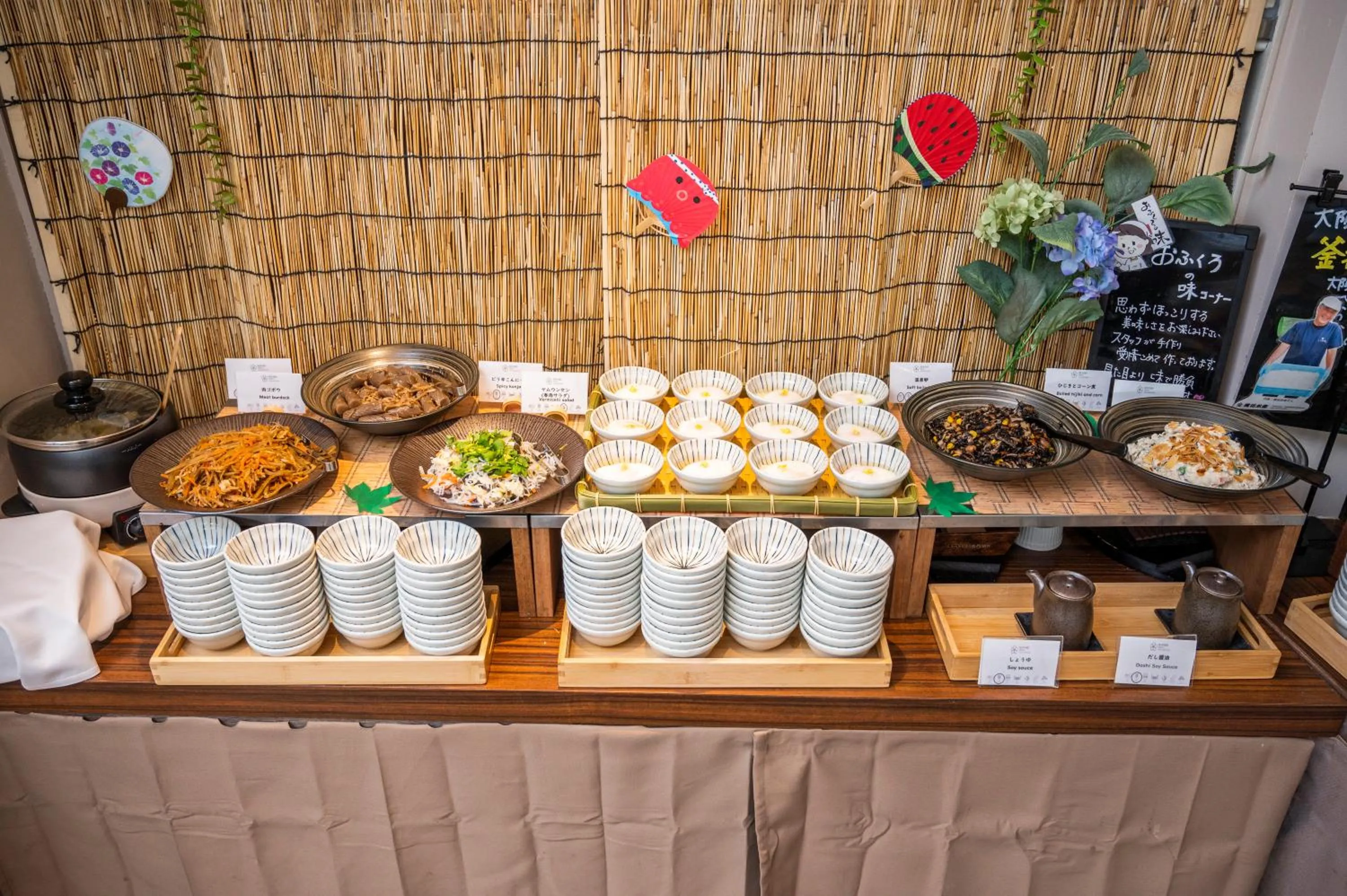 Breakfast in Hiyori Hotel Osaka Namba Station