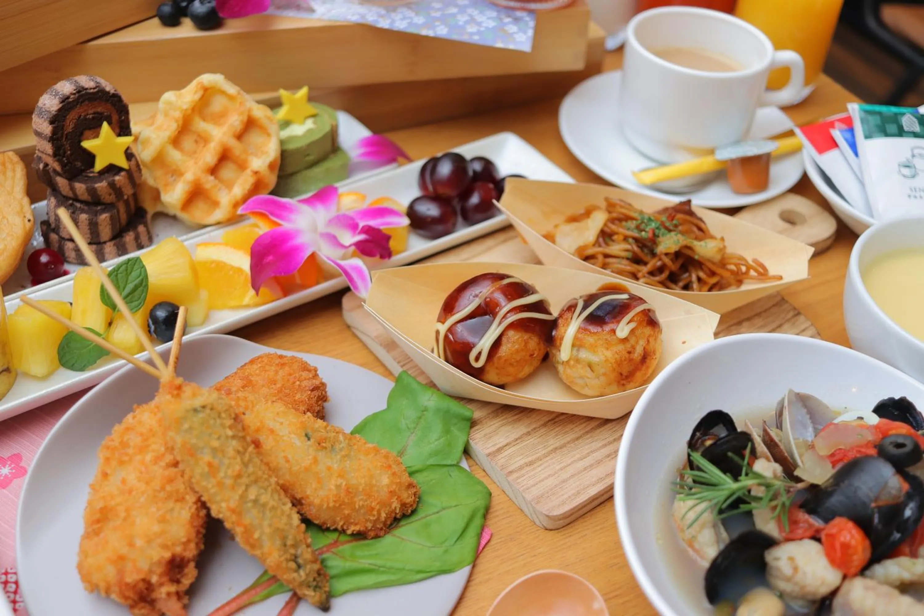 Breakfast in Hiyori Hotel Osaka Namba Station