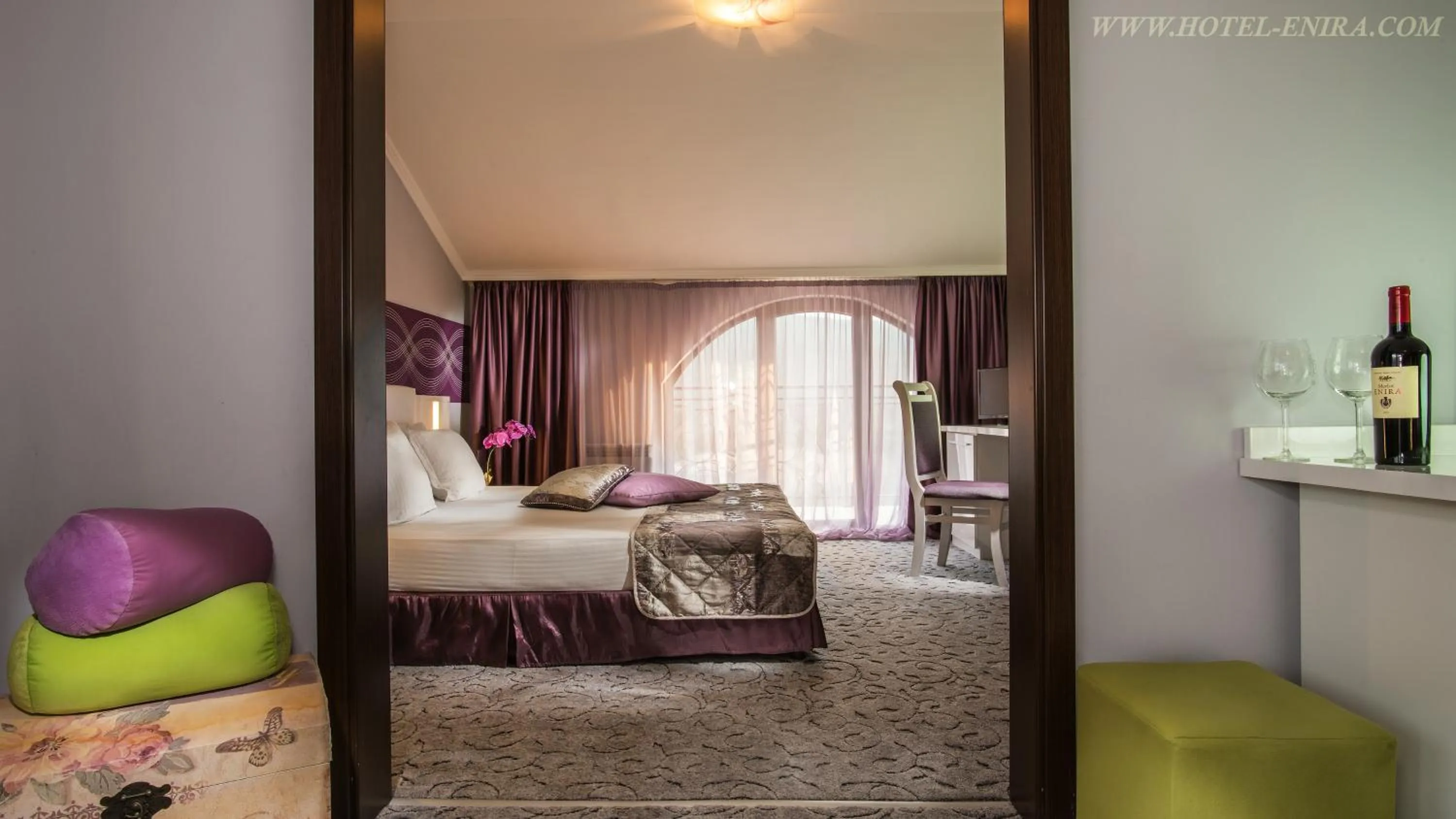 Text overlay in Enira Spa Hotel