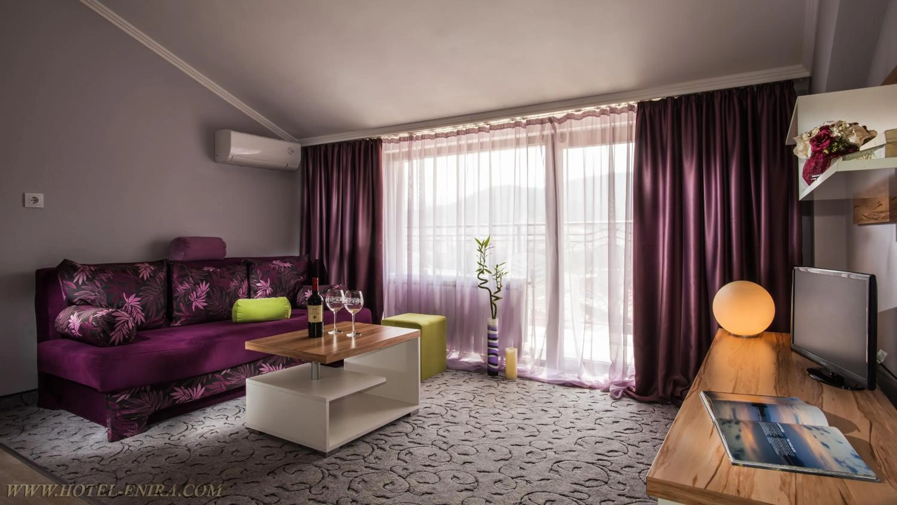 Text overlay in Enira Spa Hotel