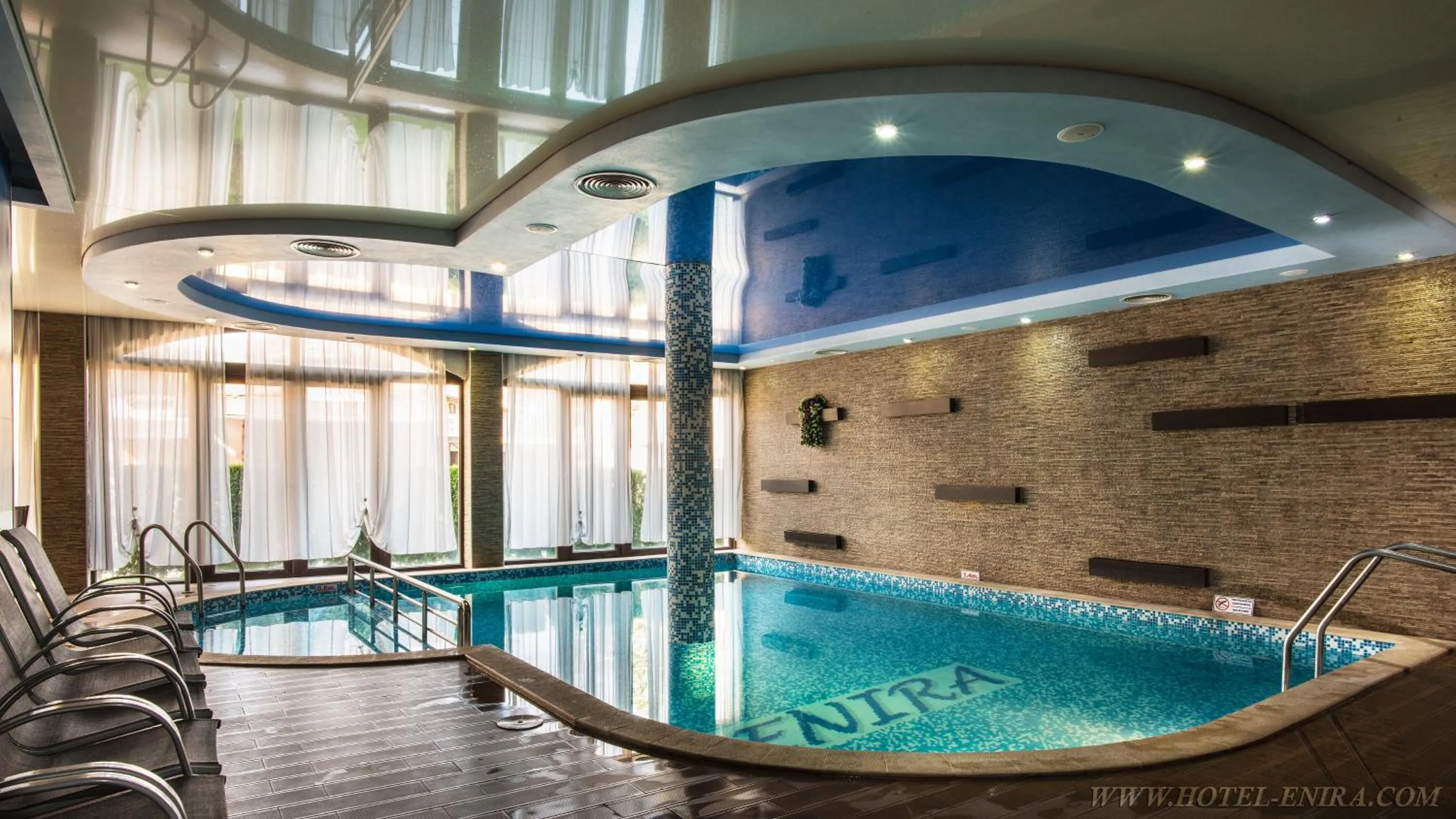 Text overlay in Enira Spa Hotel