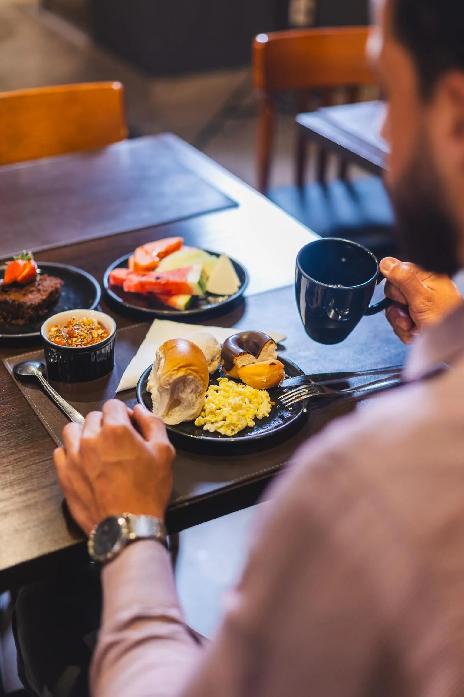 Breakfast in Hotel Cassino Tower Curitiba Aeroporto By Nacional Inn