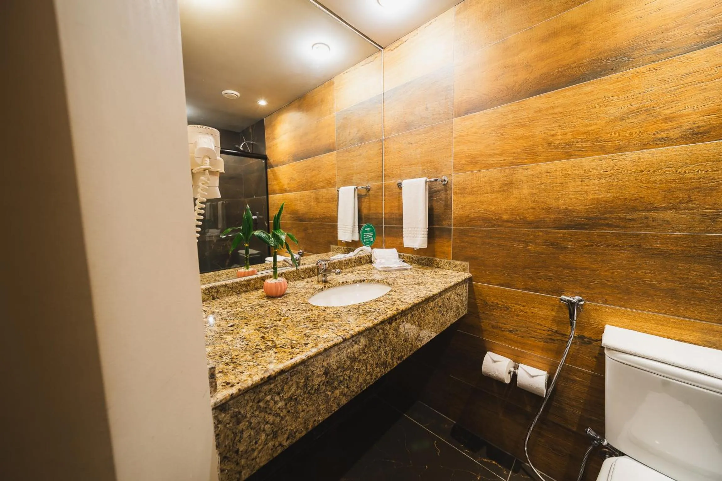 Bathroom in Hotel Cassino Tower Curitiba Aeroporto By Nacional Inn