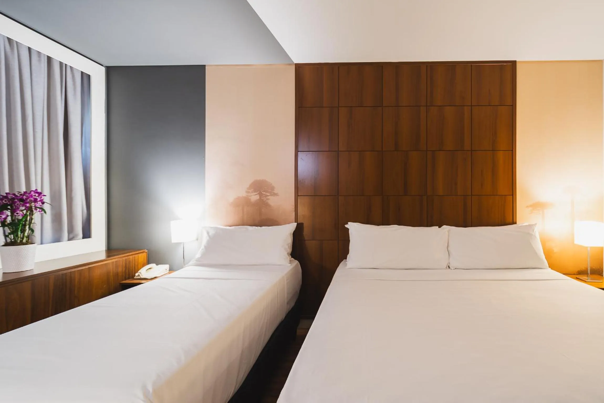 Bed in Hotel Cassino Tower Curitiba Aeroporto By Nacional Inn