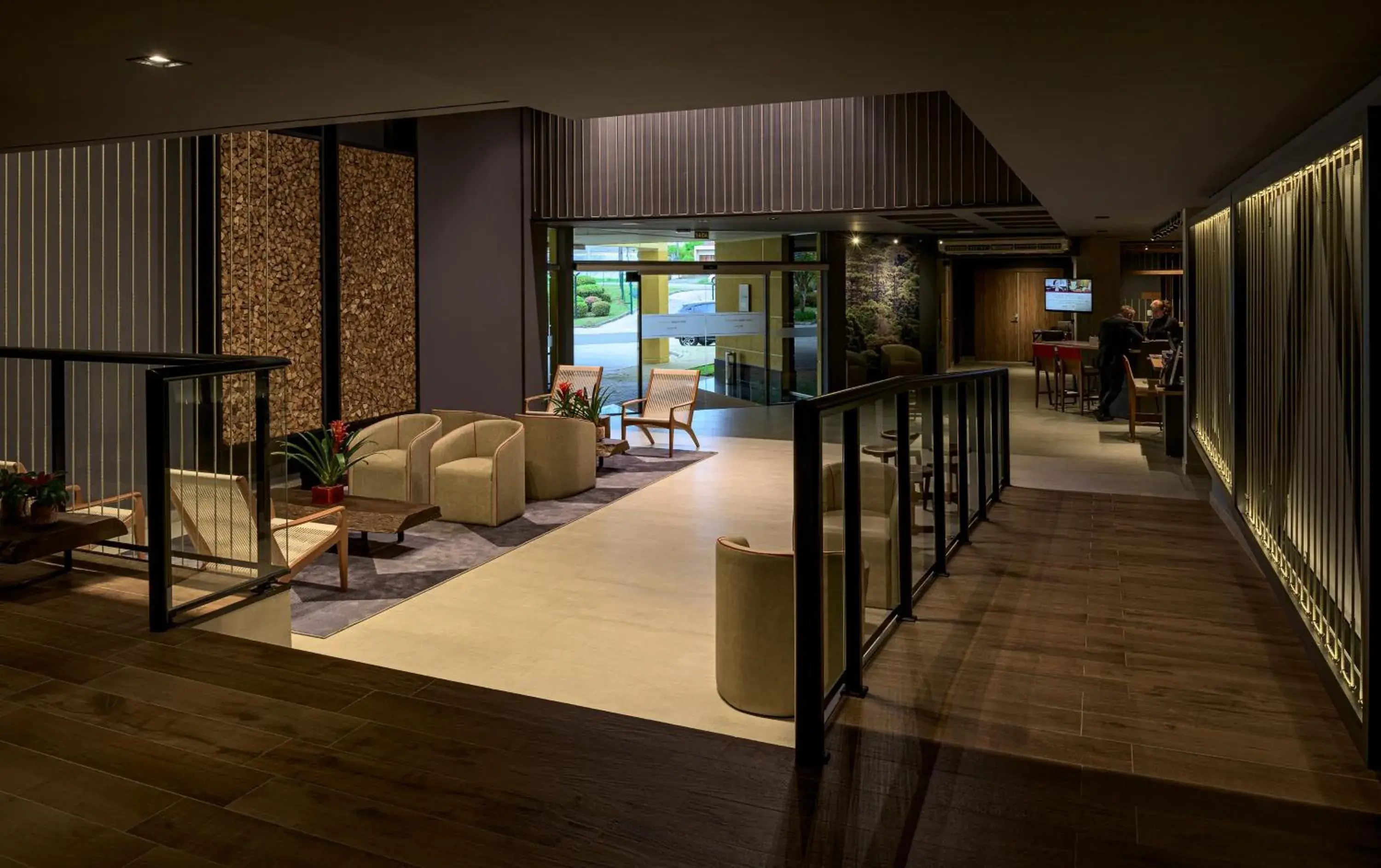 Lobby or reception in Hotel Cassino Tower Curitiba Aeroporto By Nacional Inn Lobby or reception in Hotel Cassino Tower Curitiba Aeroporto By Nacional Inn