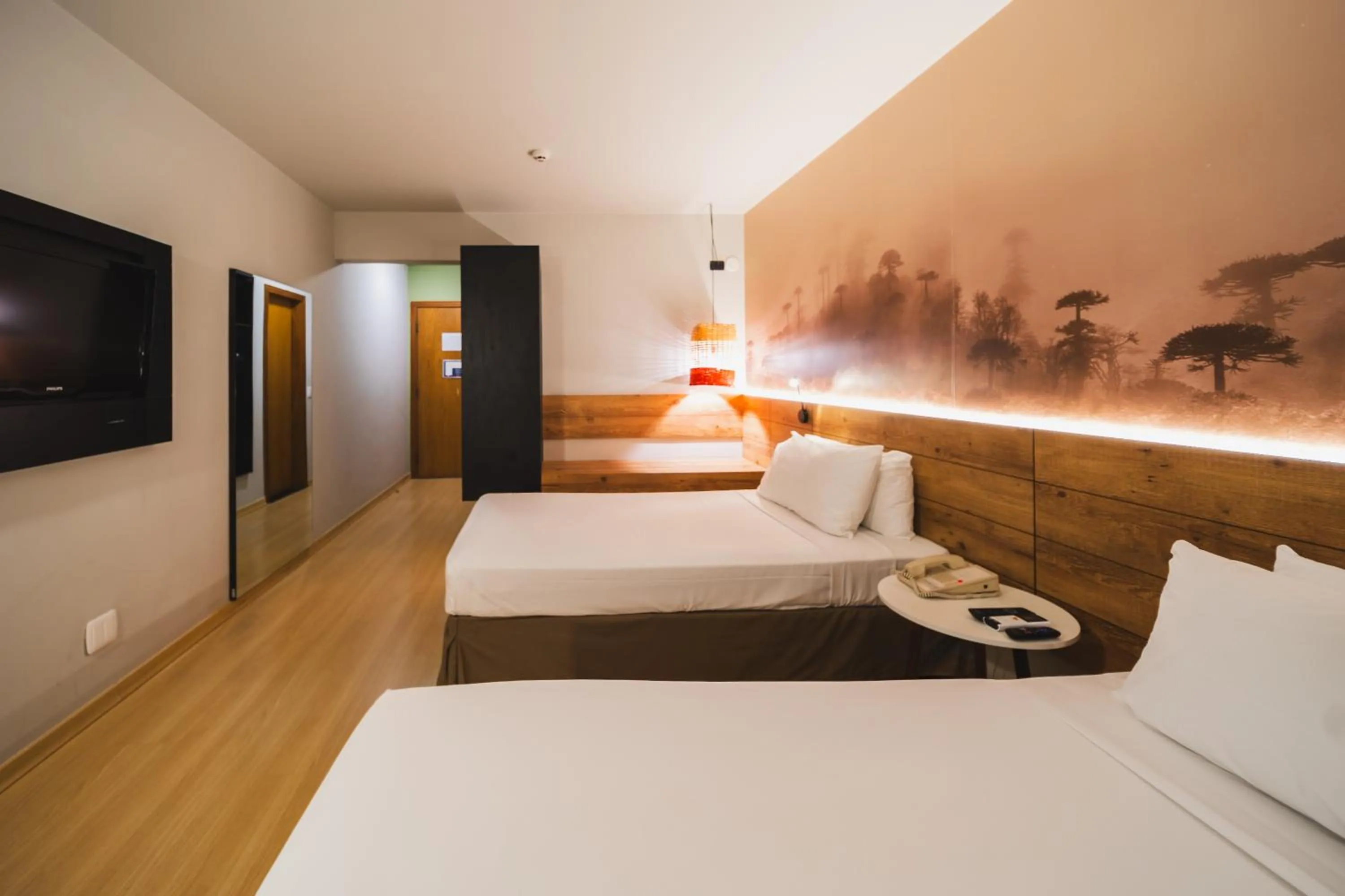 Bed in Hotel Cassino Tower Curitiba Aeroporto By Nacional Inn