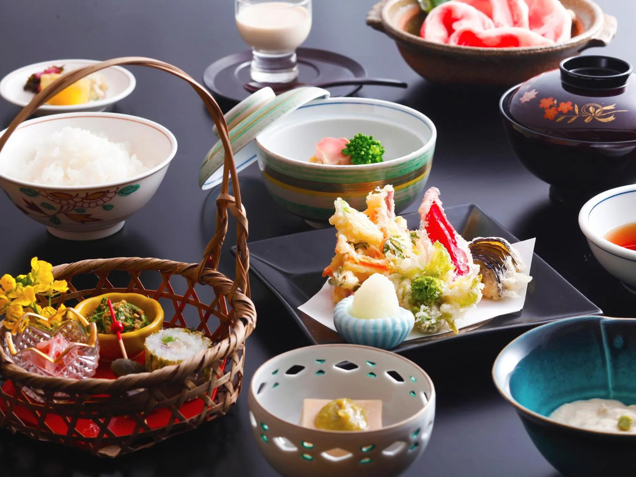 Dinner in Ryokan Chinsen-Rou