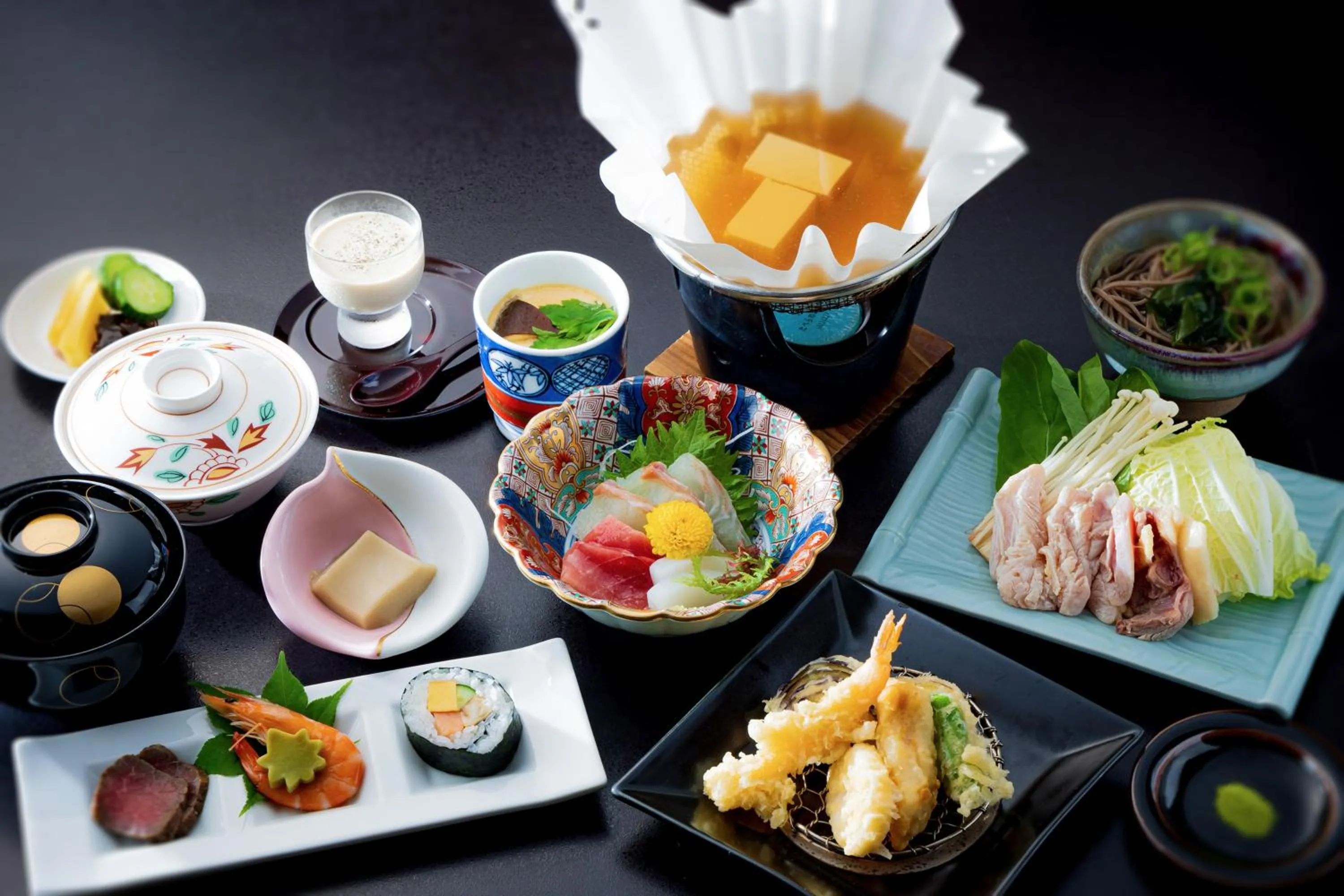 Dinner in Ryokan Chinsen-Rou