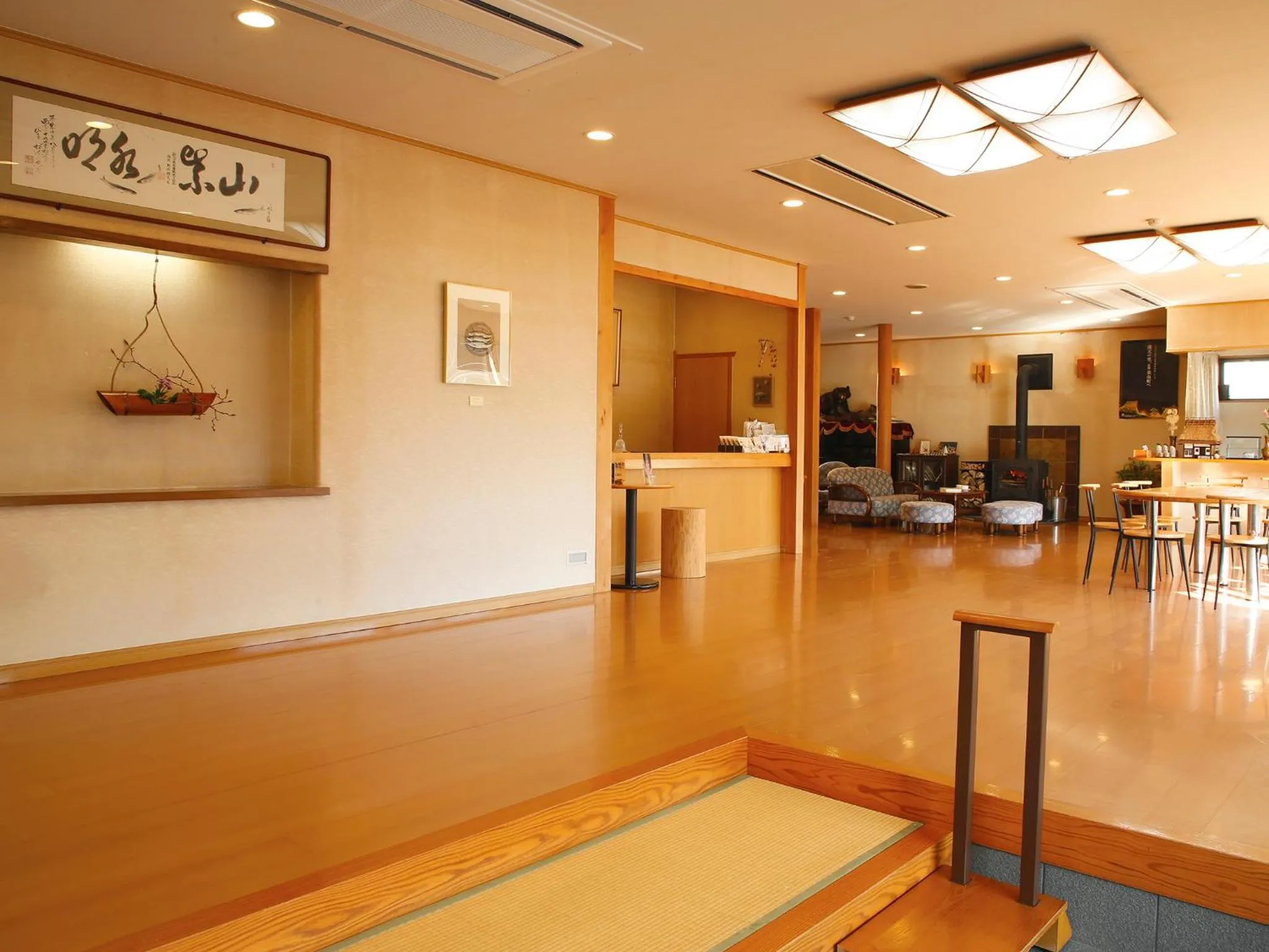 Lobby or reception in Ryokan Chinsen-Rou