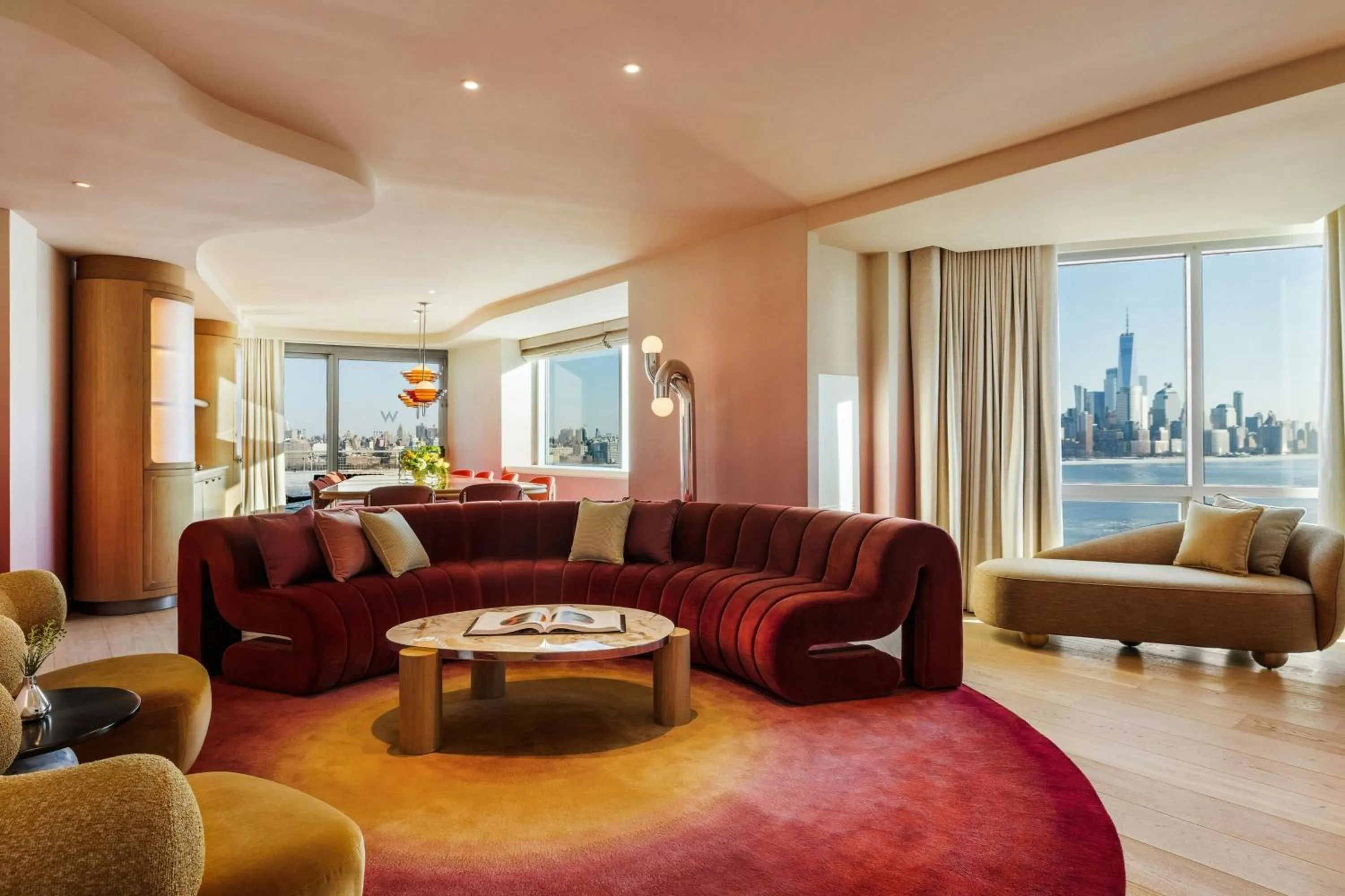 Living room in W Hoboken