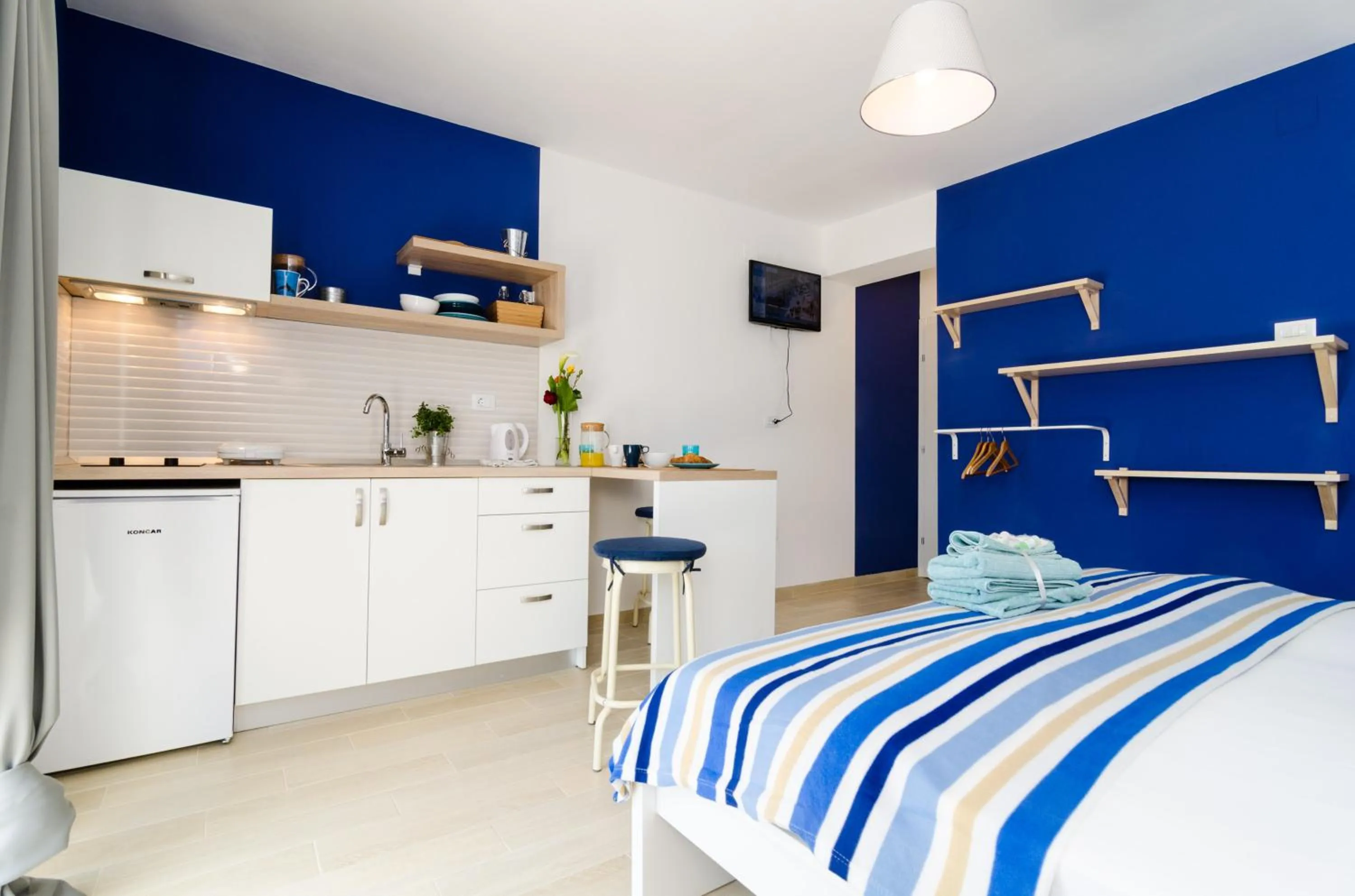 Kitchen or kitchenette, Bed in Apartments Zore Glavinić