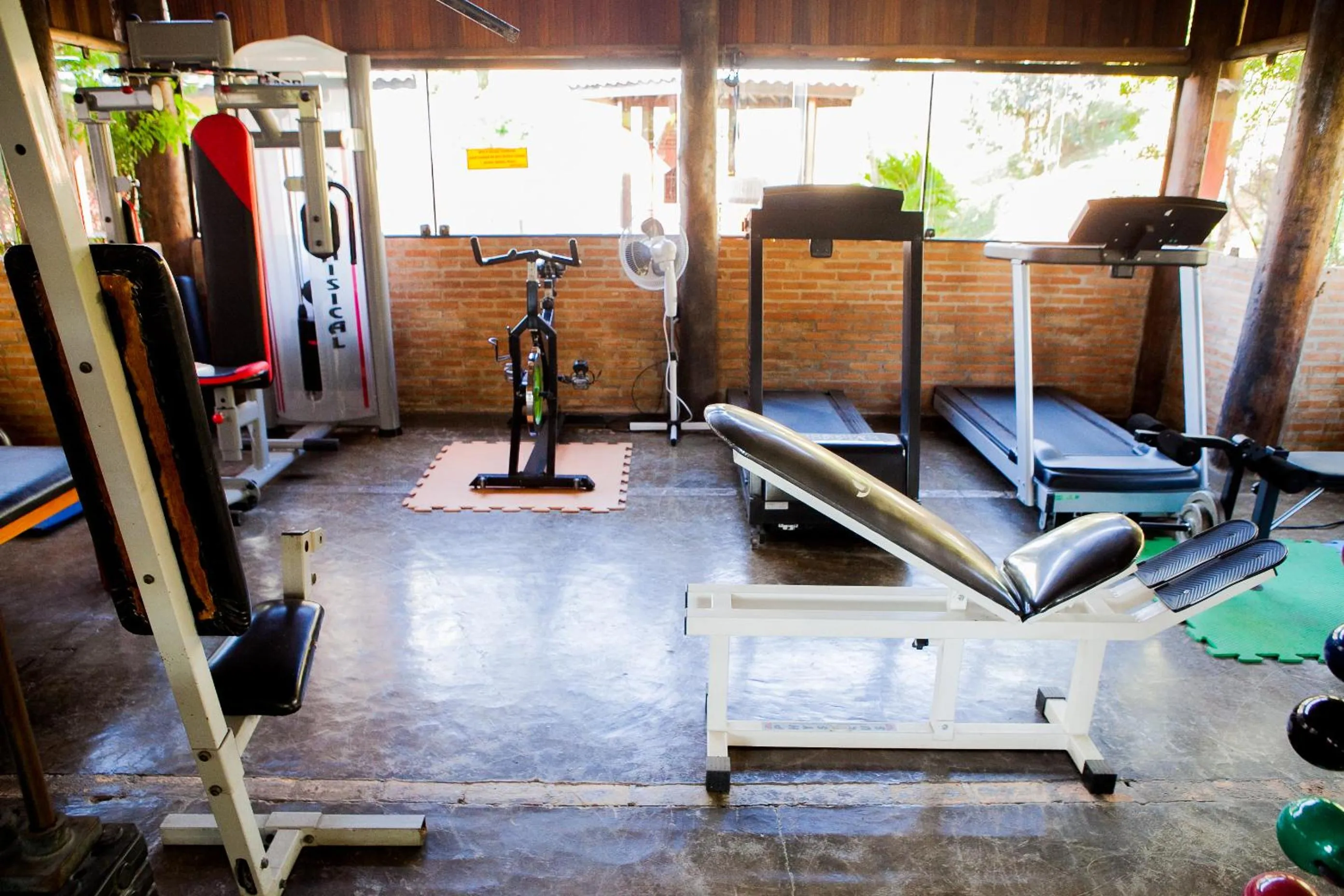 Fitness centre/facilities in Hotel Porto dos Milagres