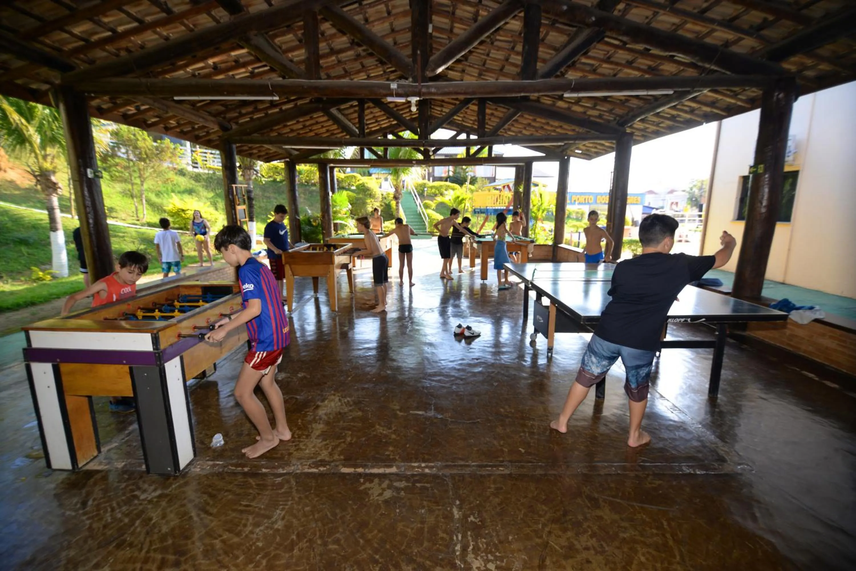 Game Room in Hotel Porto dos Milagres