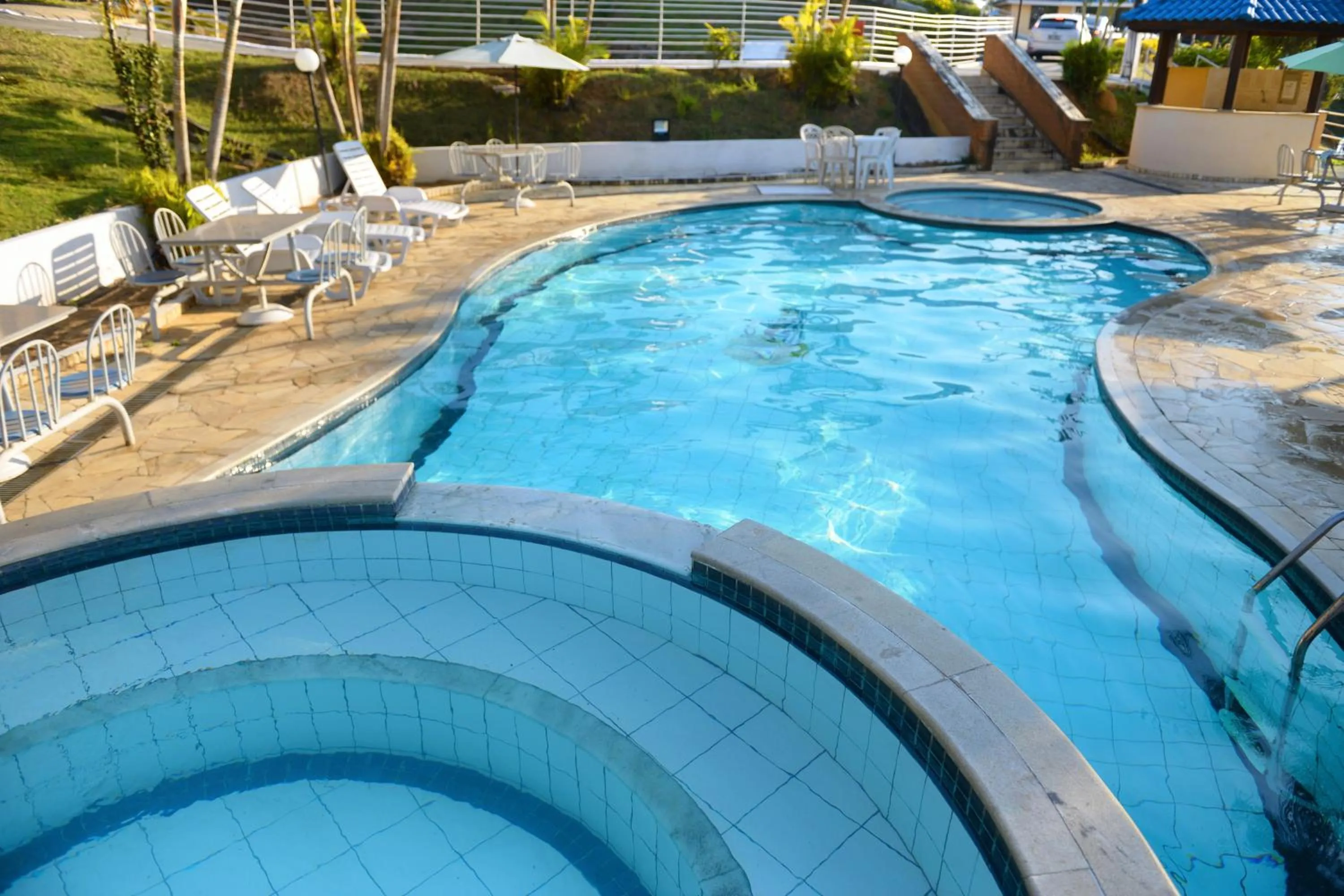 Pool view in Hotel Porto dos Milagres