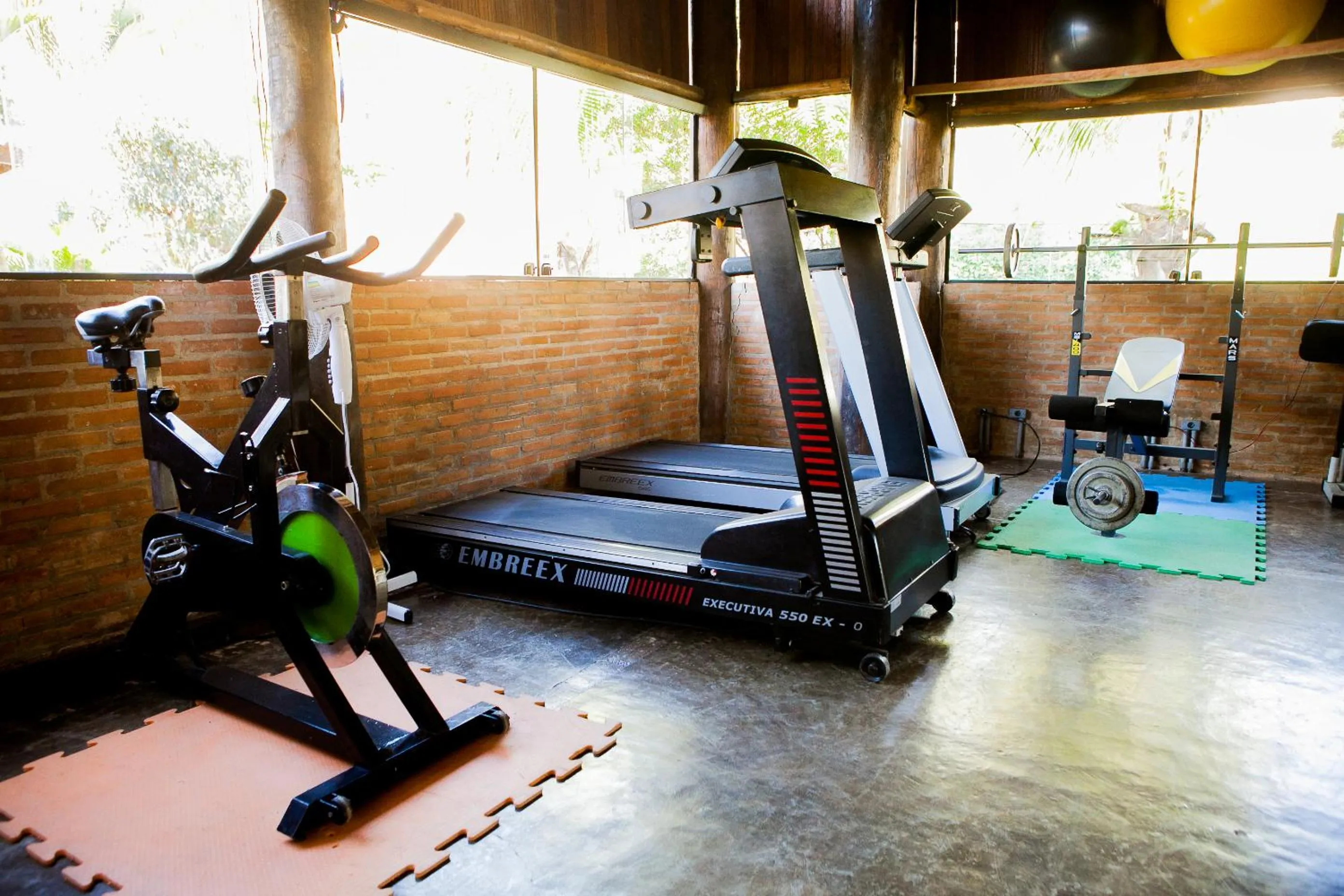 Fitness centre/facilities in Hotel Porto dos Milagres