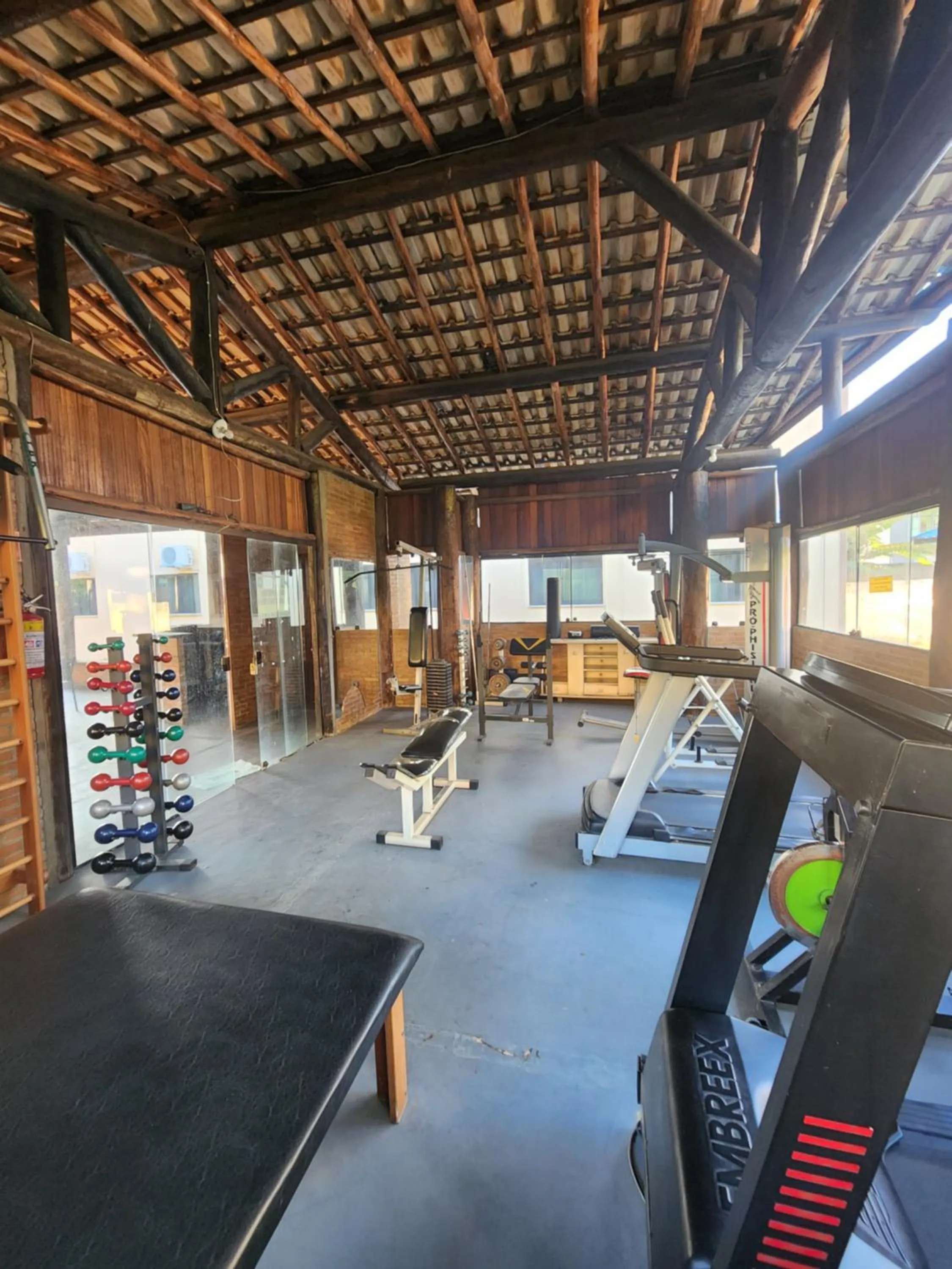 Fitness centre/facilities in Hotel Porto dos Milagres