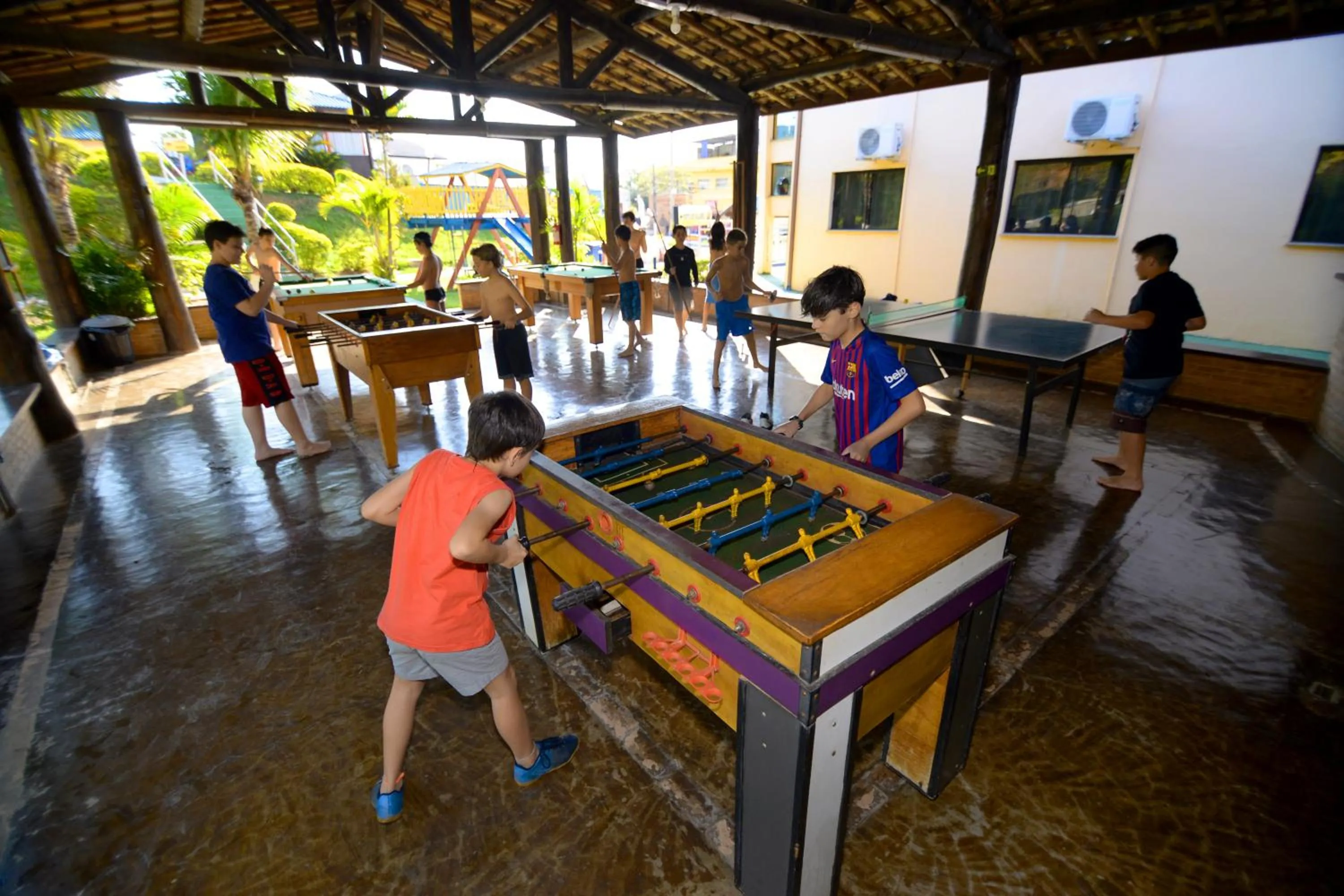 Game Room in Hotel Porto dos Milagres