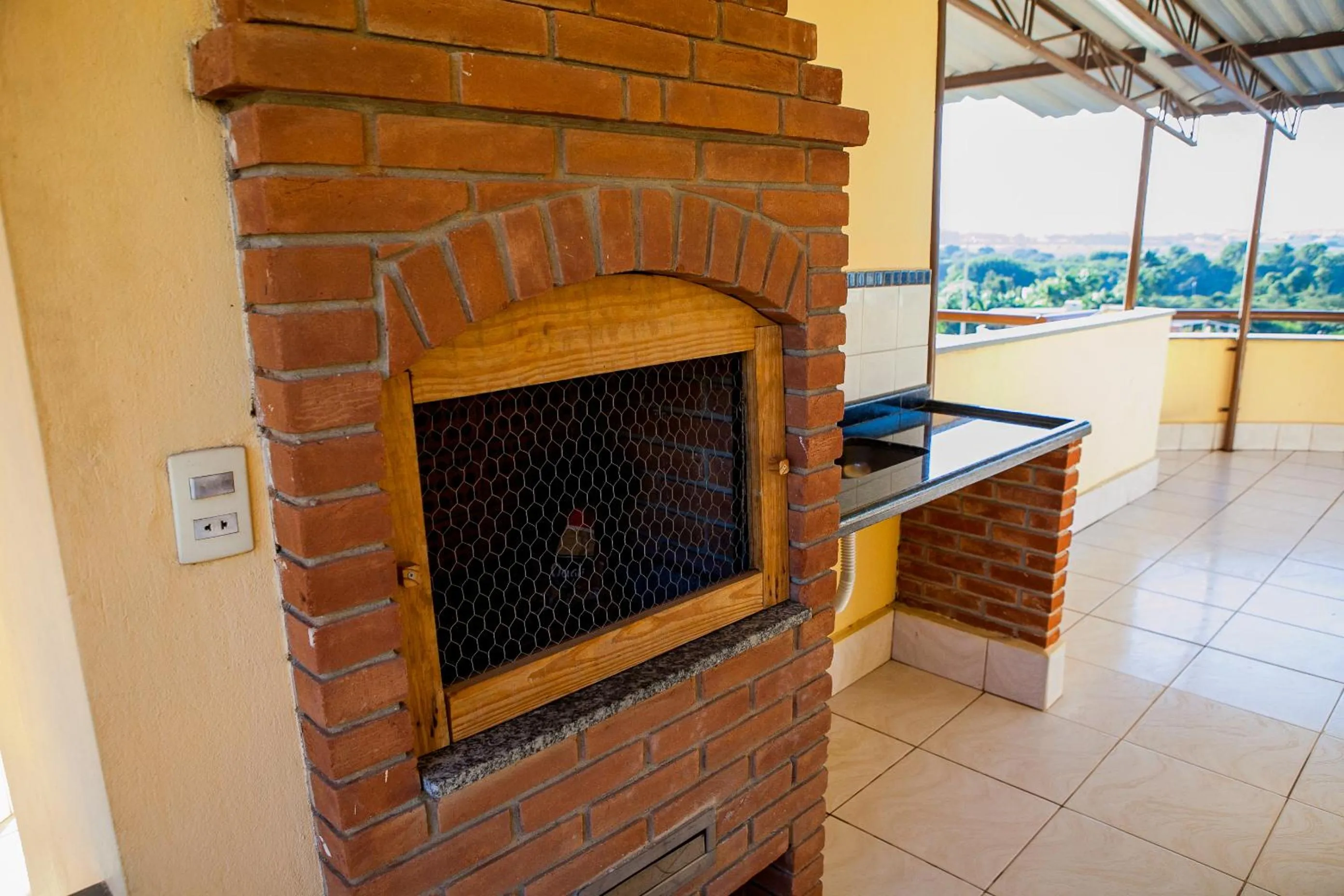 BBQ facilities in Hotel Porto dos Milagres