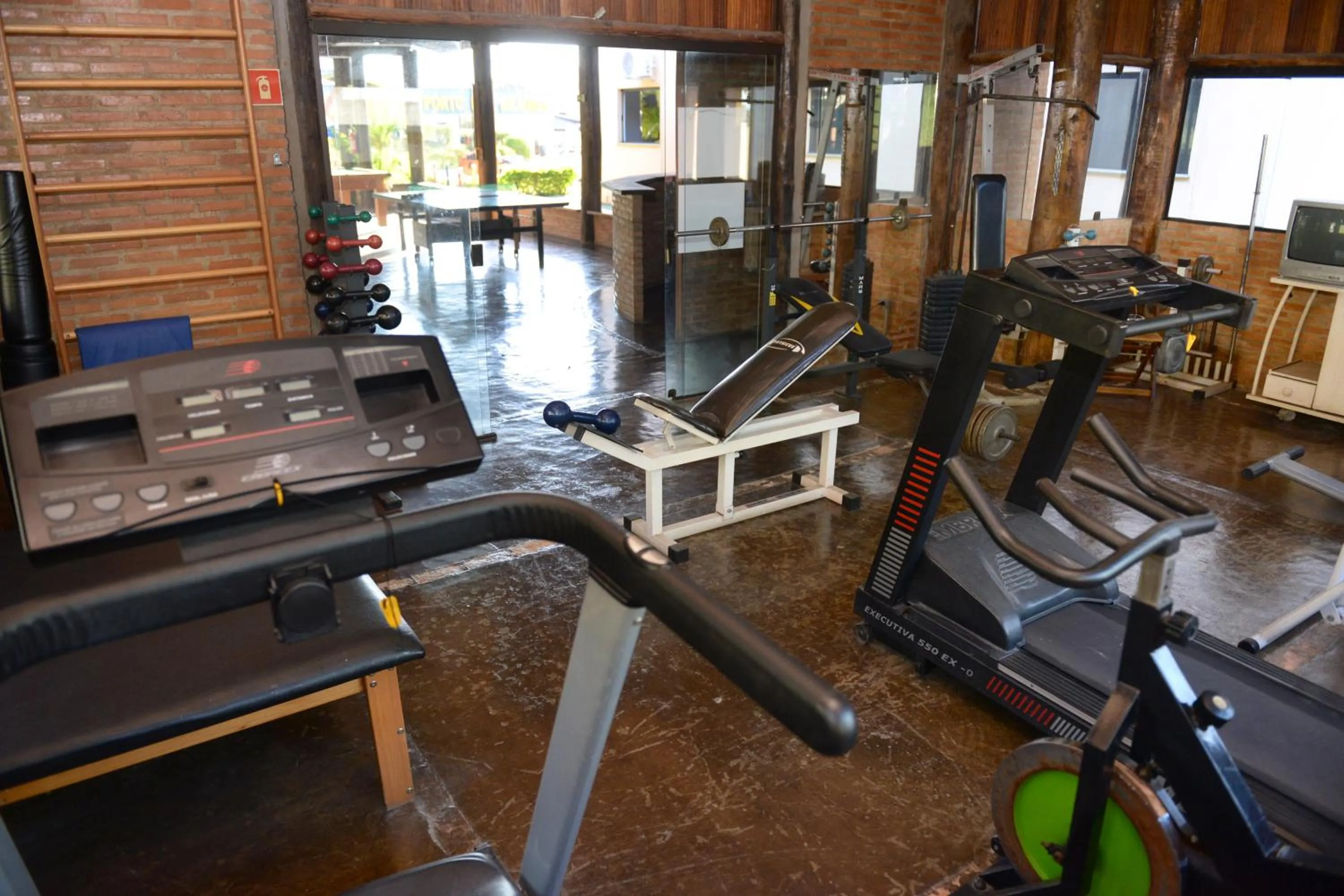 Fitness centre/facilities in Hotel Porto dos Milagres