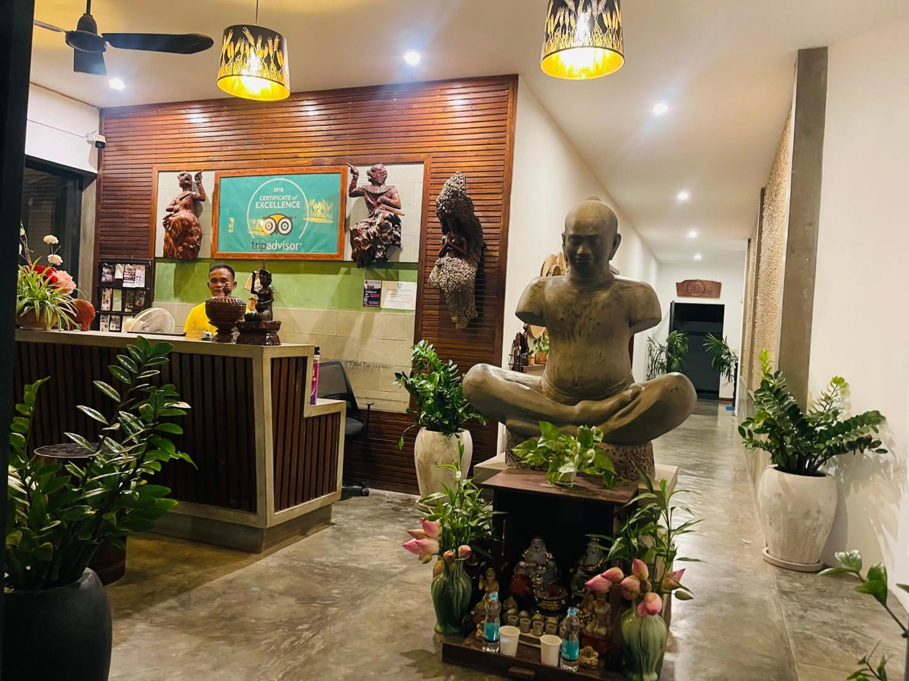 Lobby or reception in Chhouy Vathna Angkor Boutique