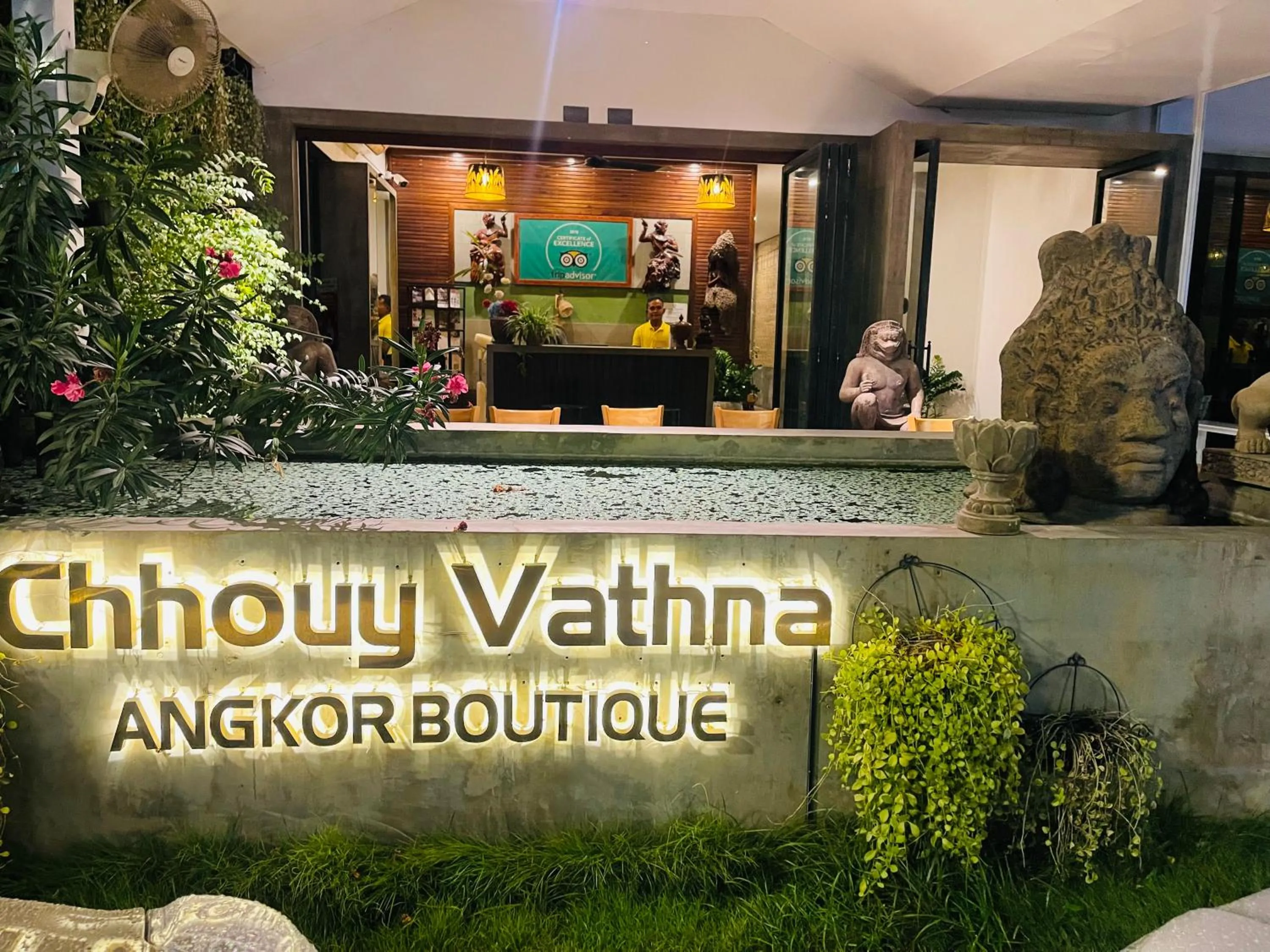 Lobby or reception in Chhouy Vathna Angkor Boutique