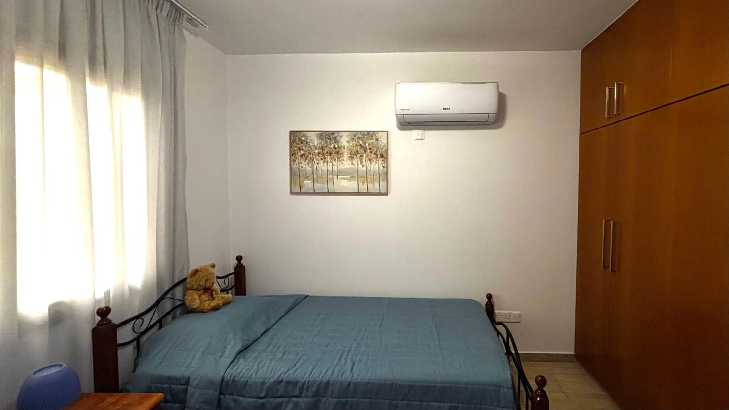 Bed in Philippou Beach Villas & Apartments