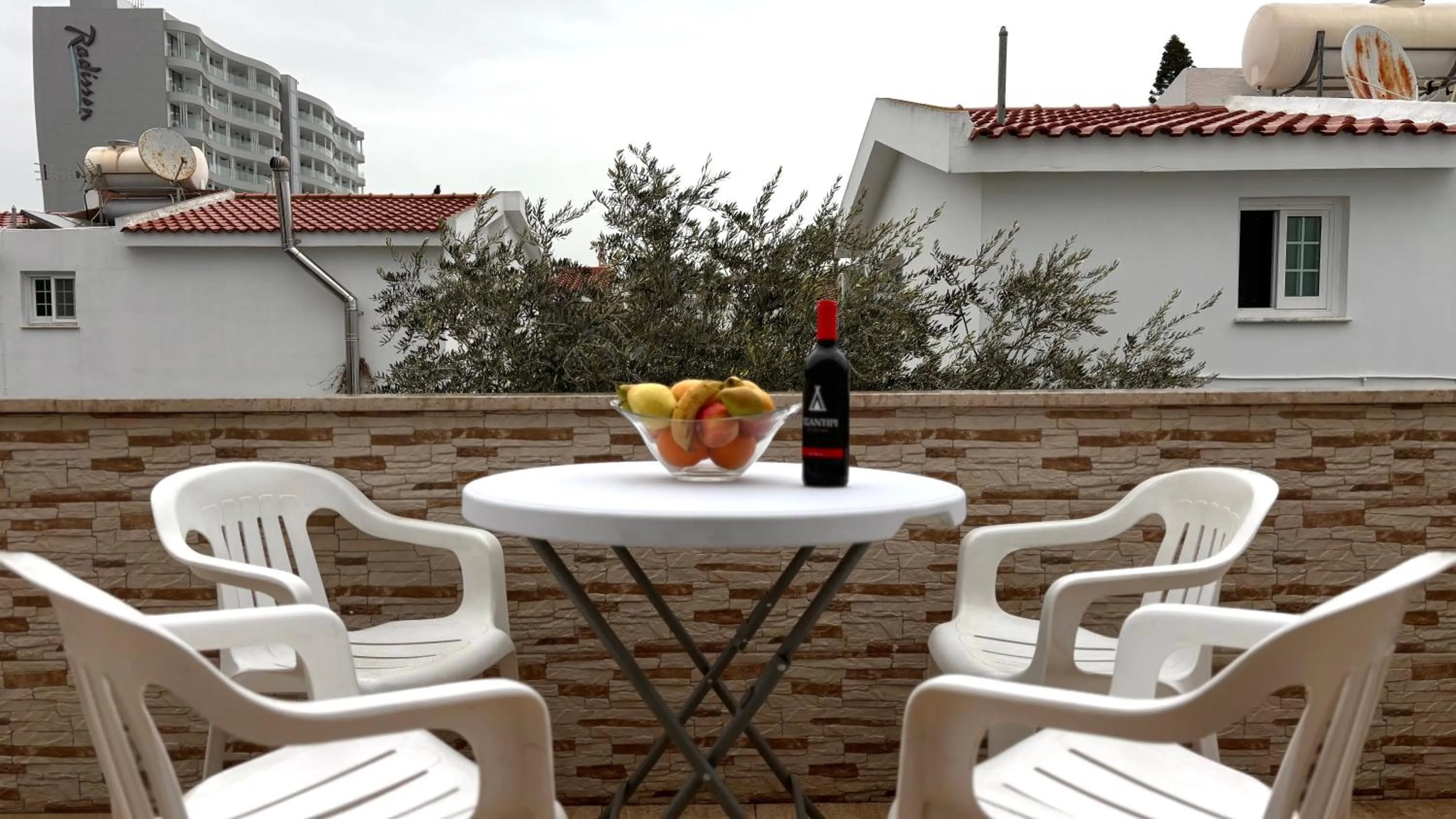 Balcony/Terrace in Philippou Beach Villas & Apartments
