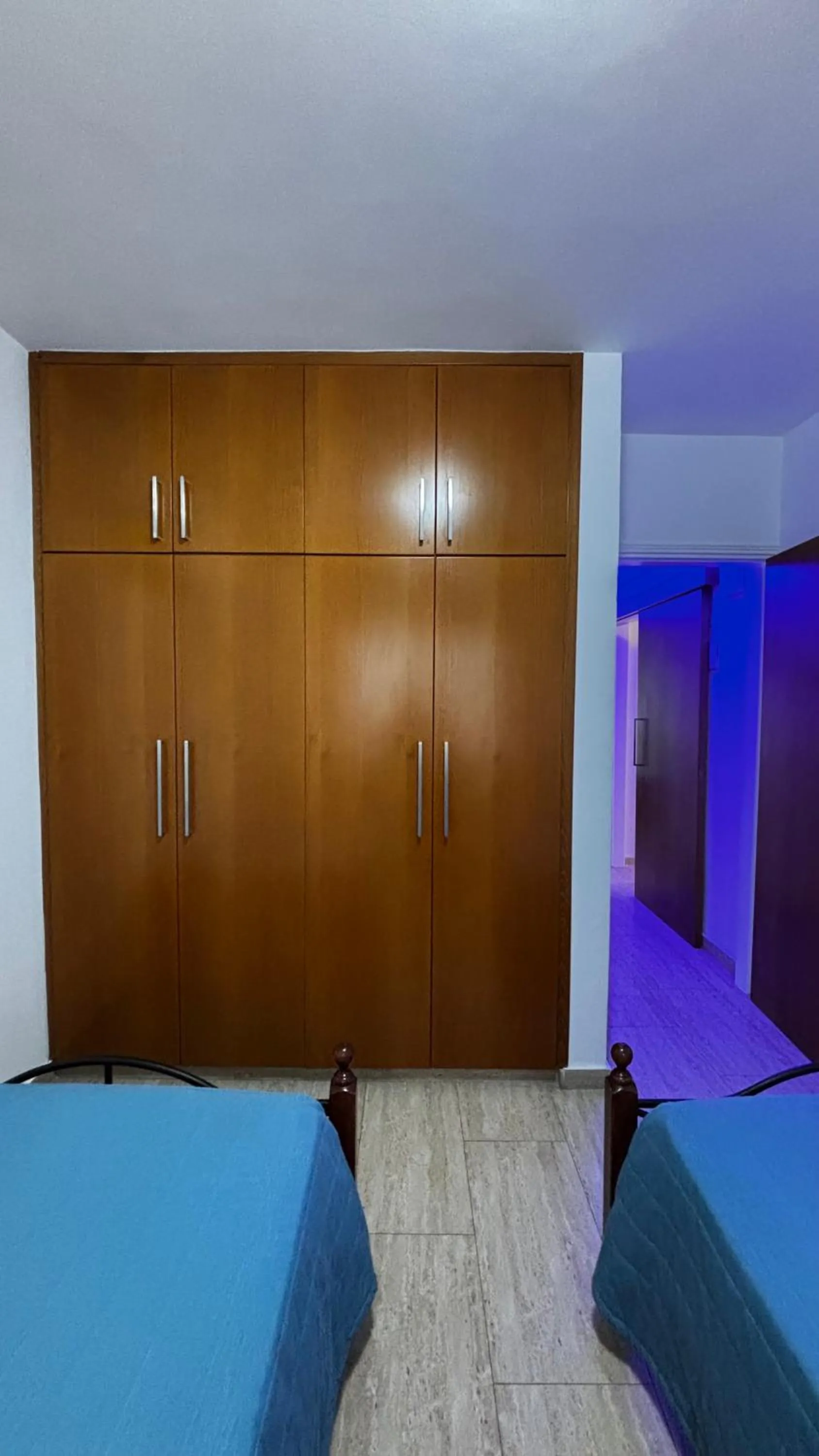 Bed in Philippou Beach Villas & Apartments