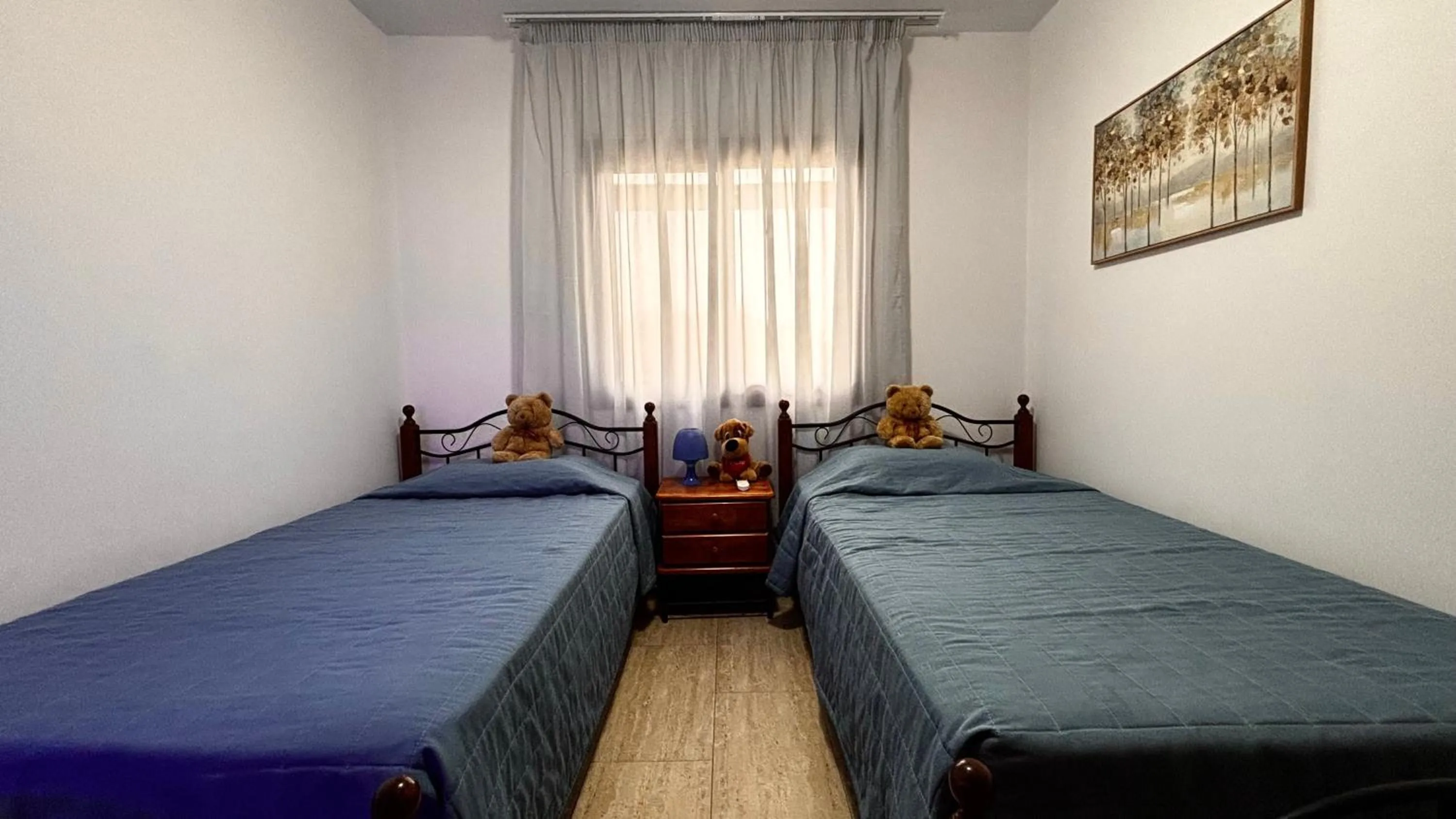 Bed in Philippou Beach Villas & Apartments