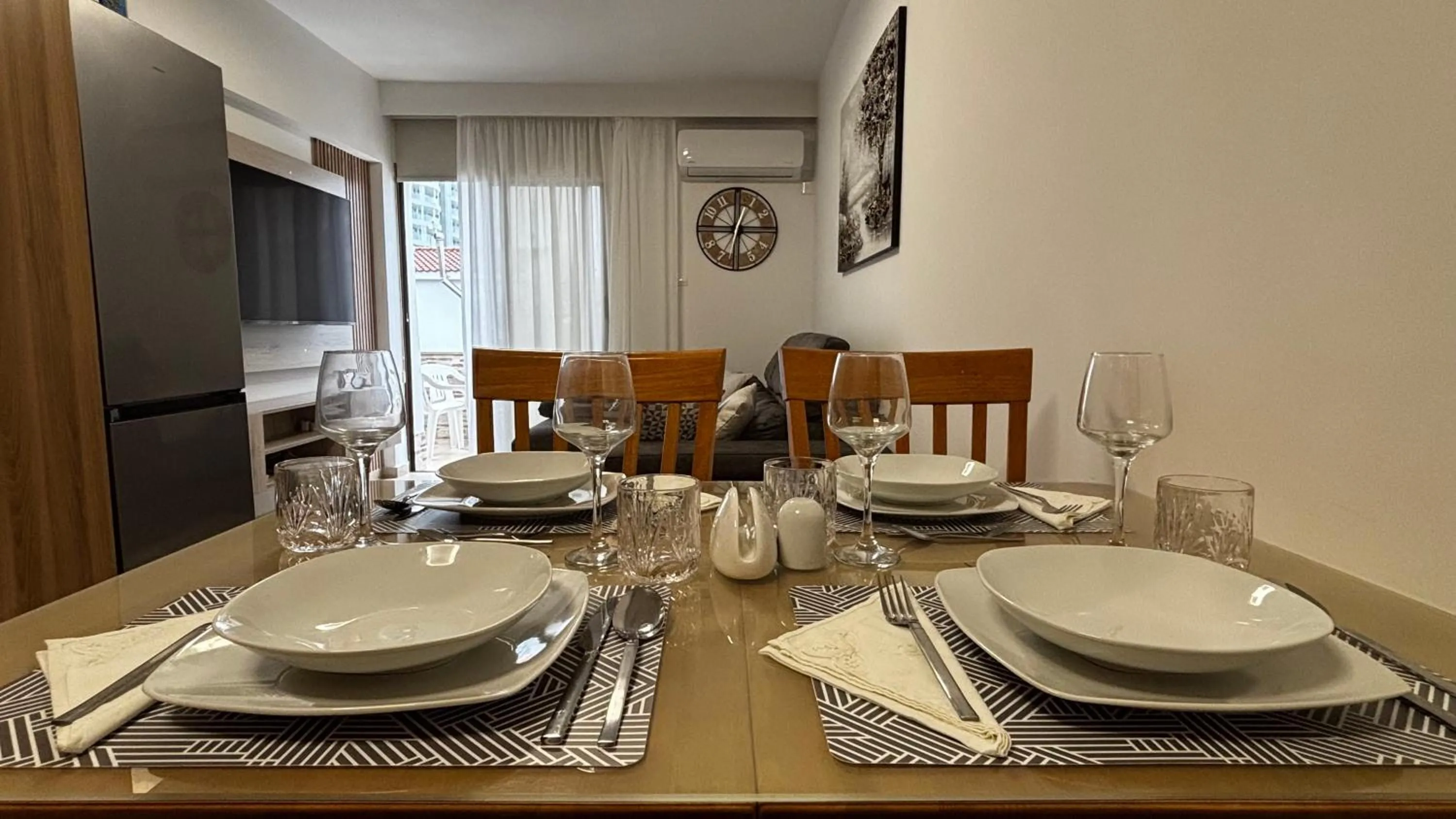 Dining area in Philippou Beach Villas & Apartments