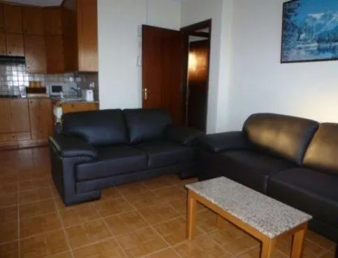 Living room in Philippou Beach Villas & Apartments