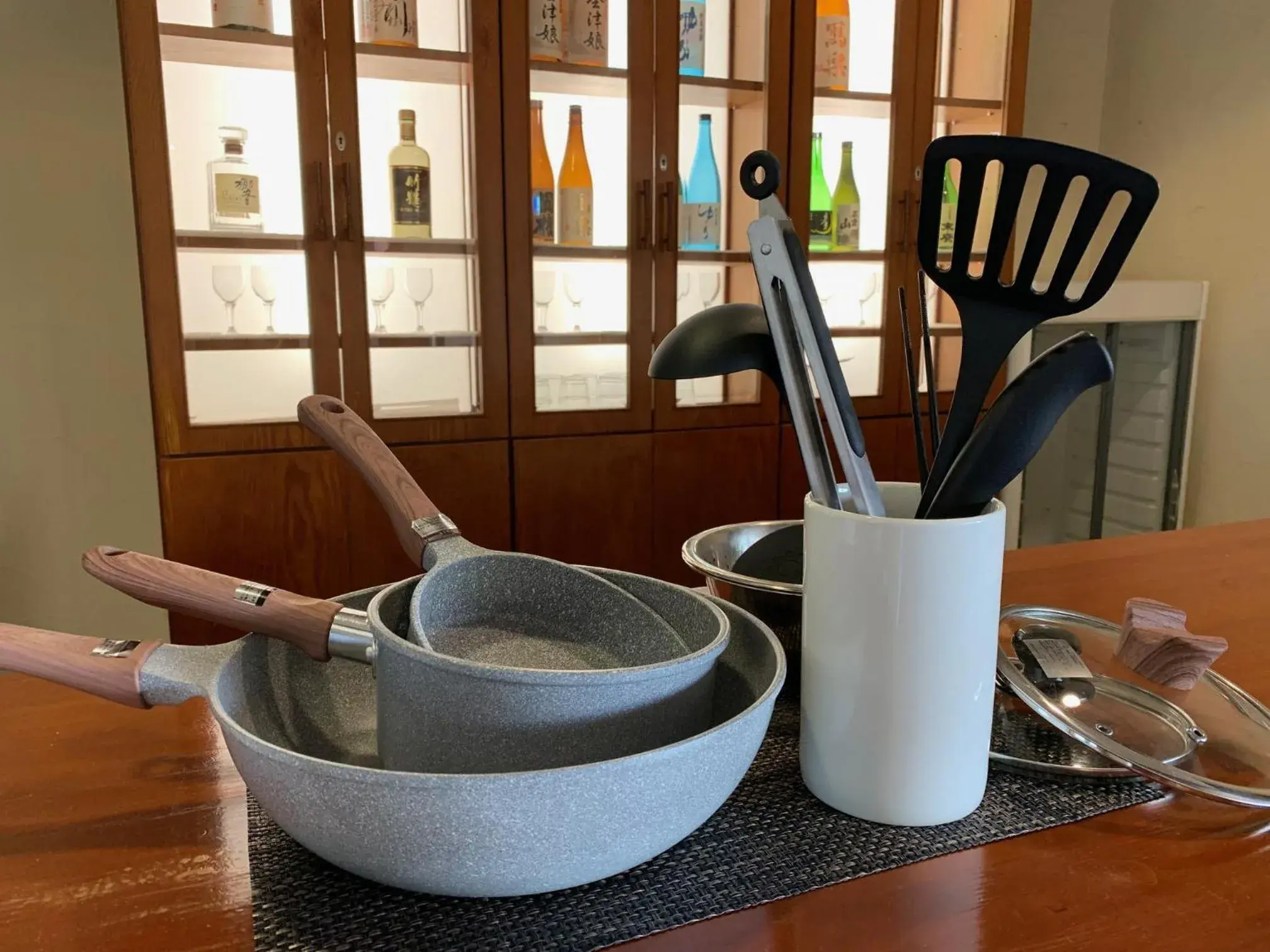 Communal kitchen in Lake View Inawashiro Communal kitchen in Lake View Inawashiro