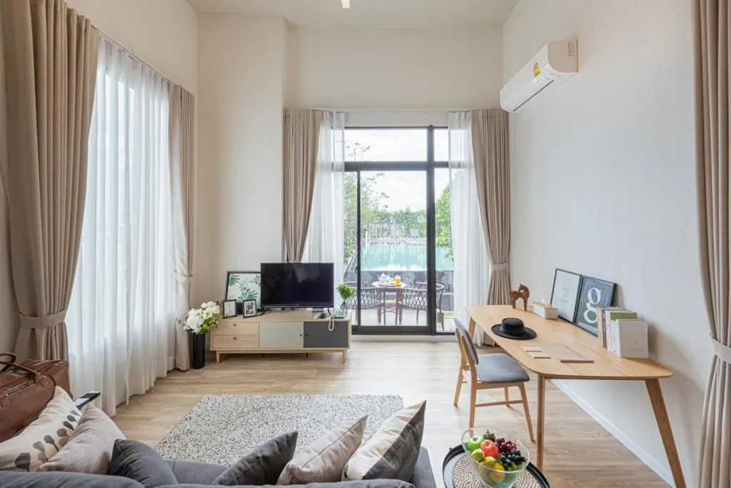 Living room, Seating Area in Q-Box Hotel Bangkok Blossom (SHA Plus)