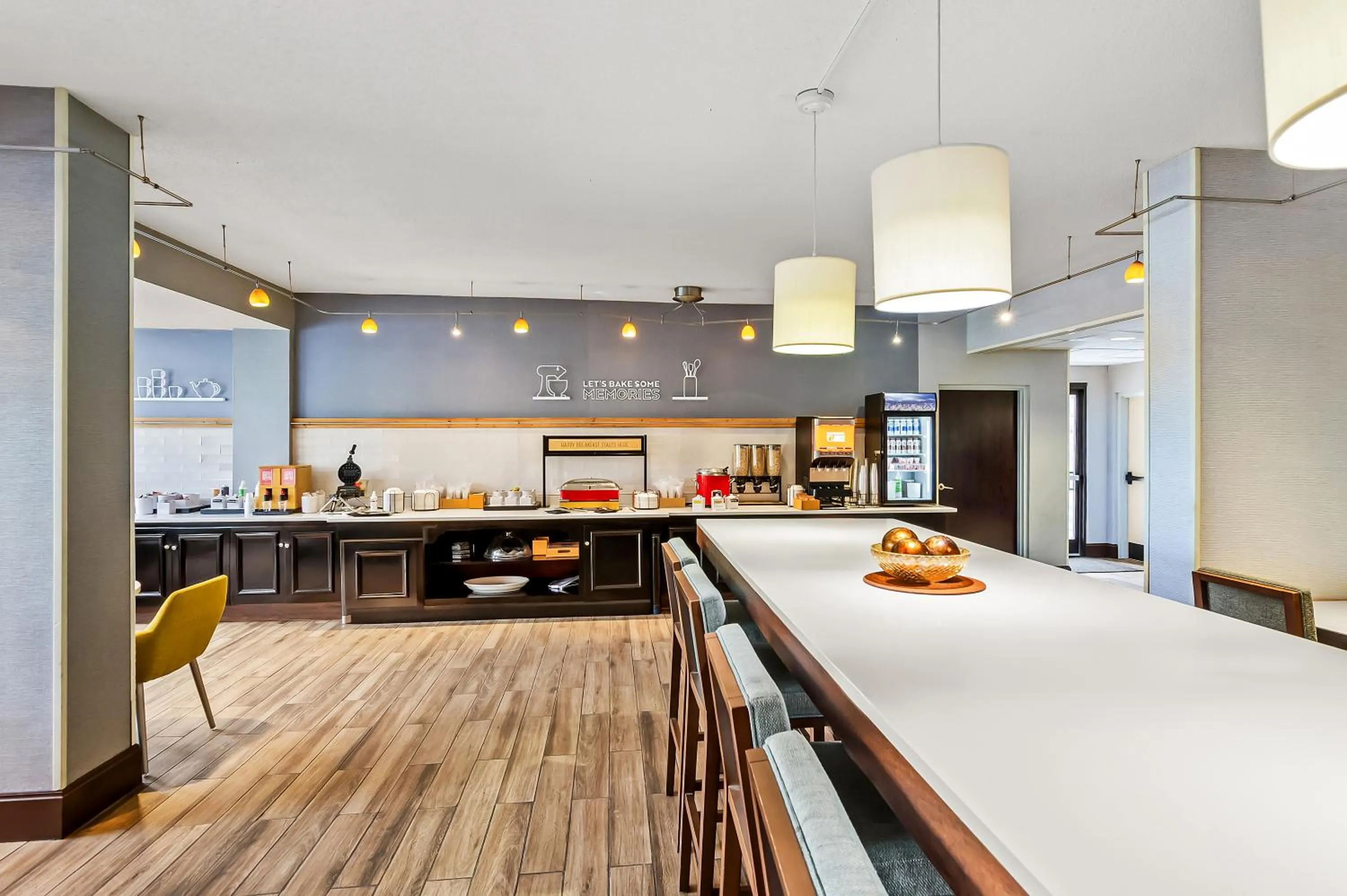 Breakfast in Hampton Inn Princeton