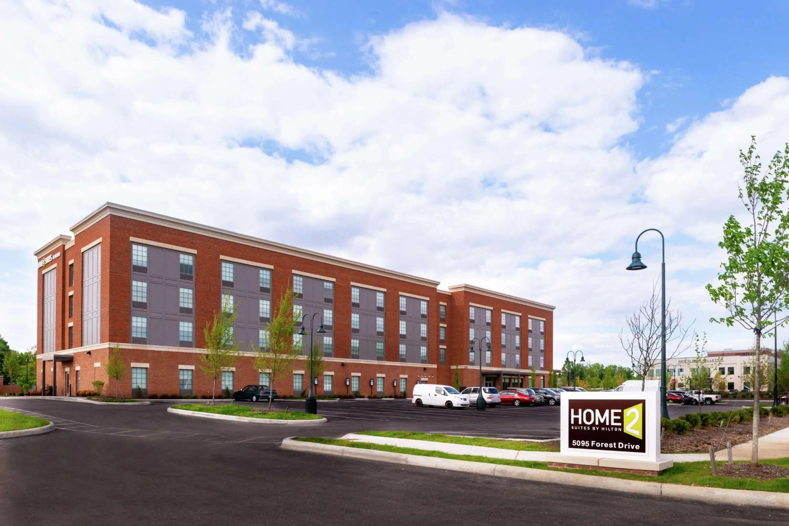 Property building in Home2 Suites By Hilton New Albany Columbus