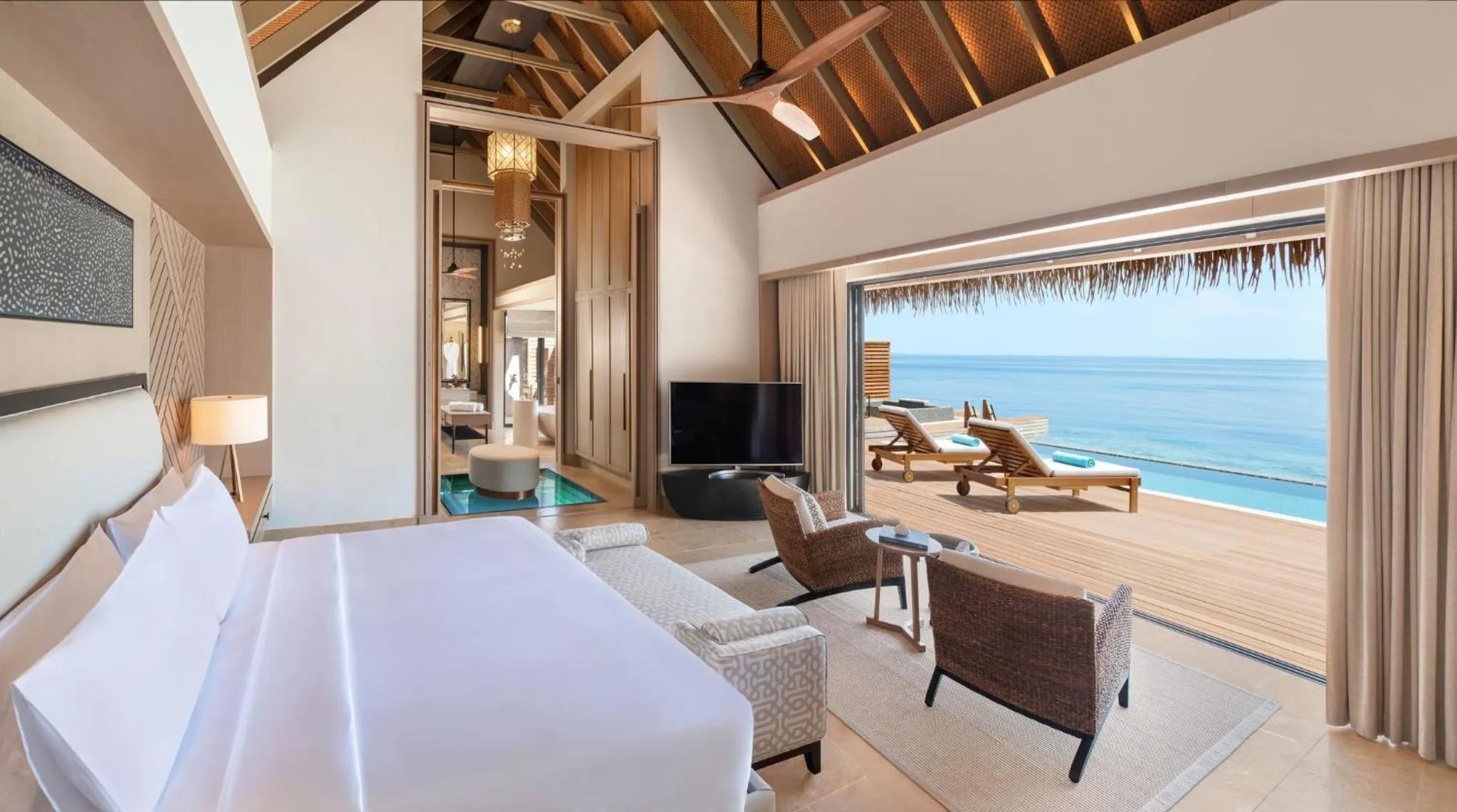 Natural landscape in Waldorf Astoria Maldives Ithaafushi