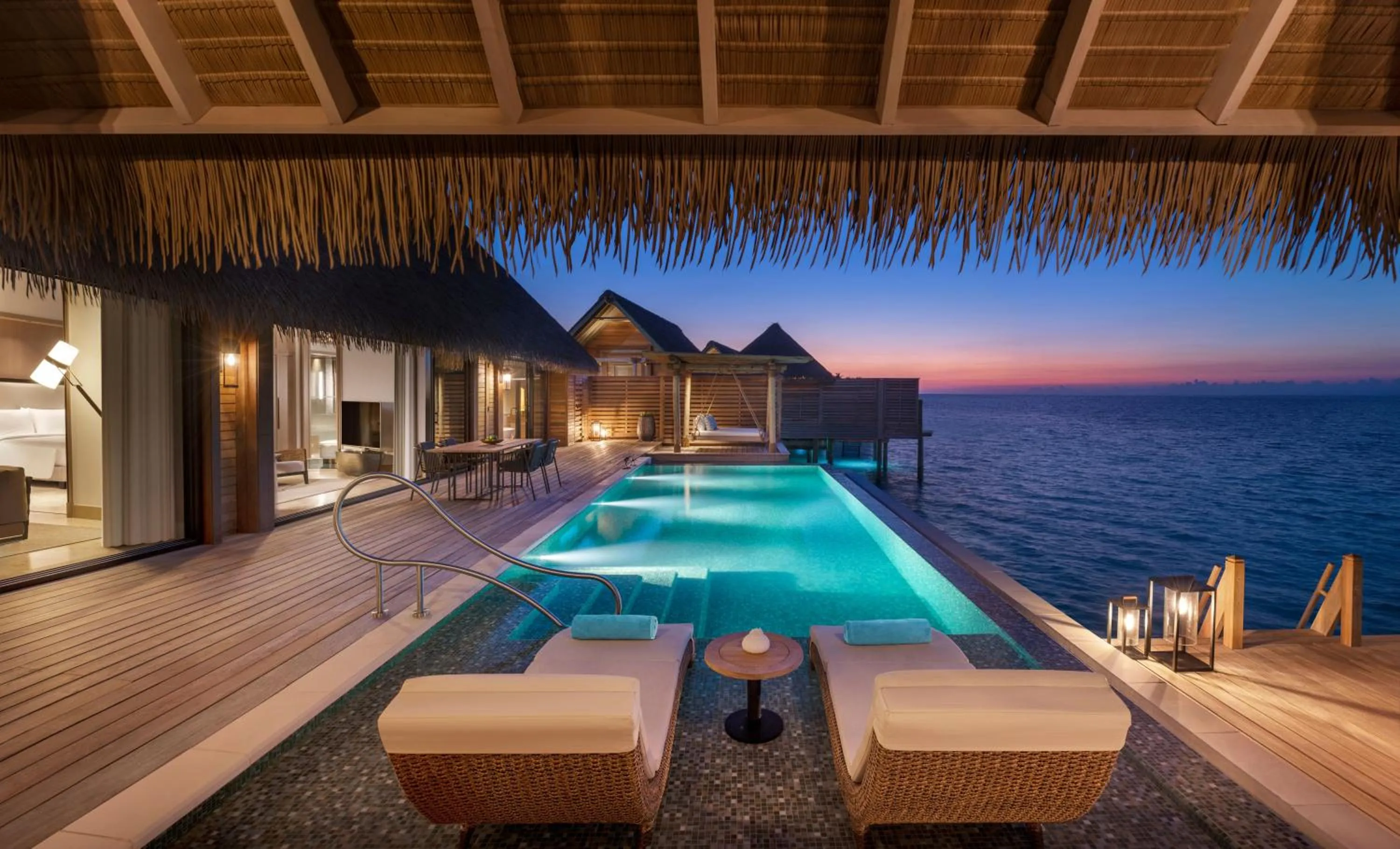 Sea view in Waldorf Astoria Maldives Ithaafushi
