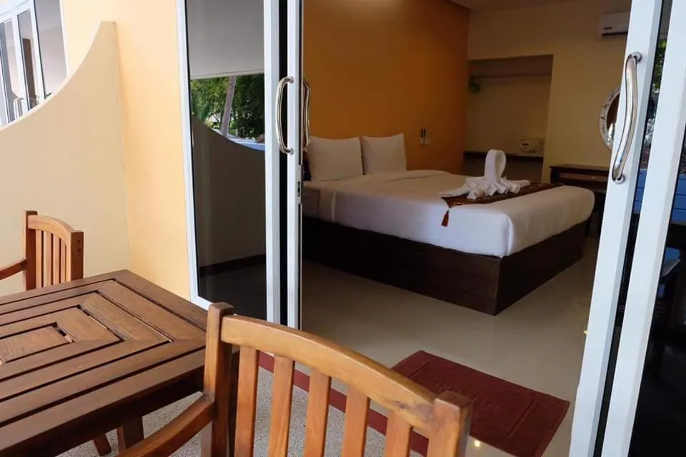 Bed in family guesthouse chaweng