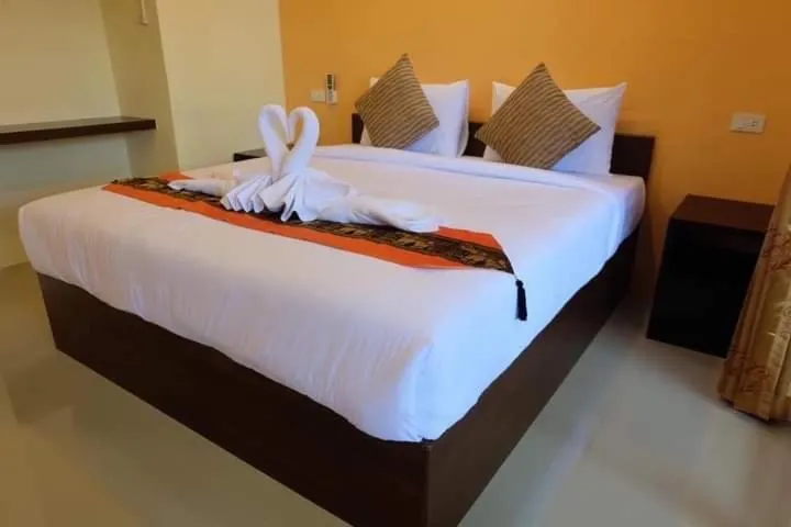 Bed in family guesthouse chaweng