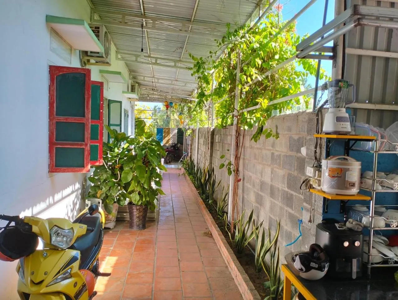 Patio in BONNIE HOMESTAY Mui Ne