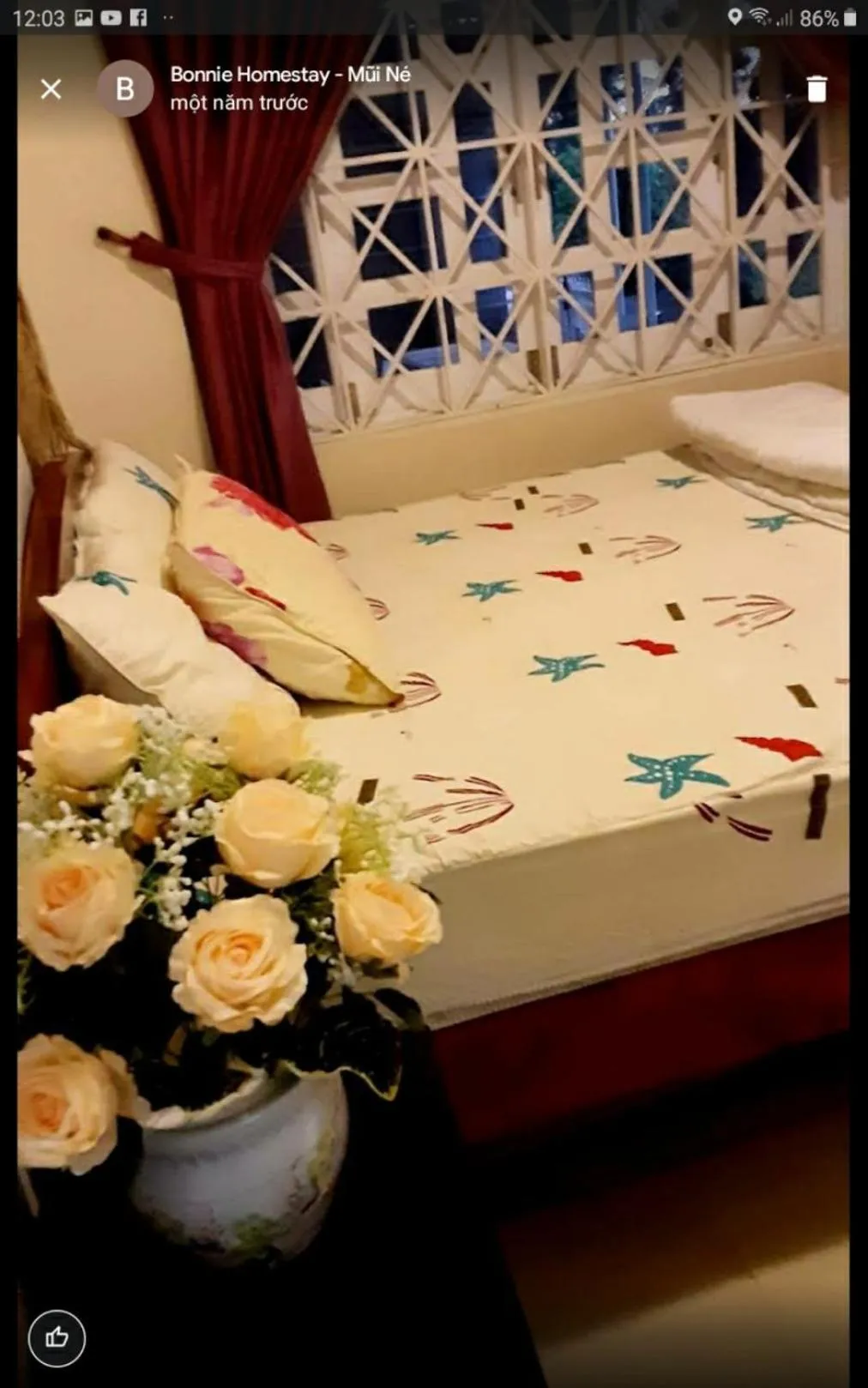 Bed in BONNIE HOMESTAY Mui Ne