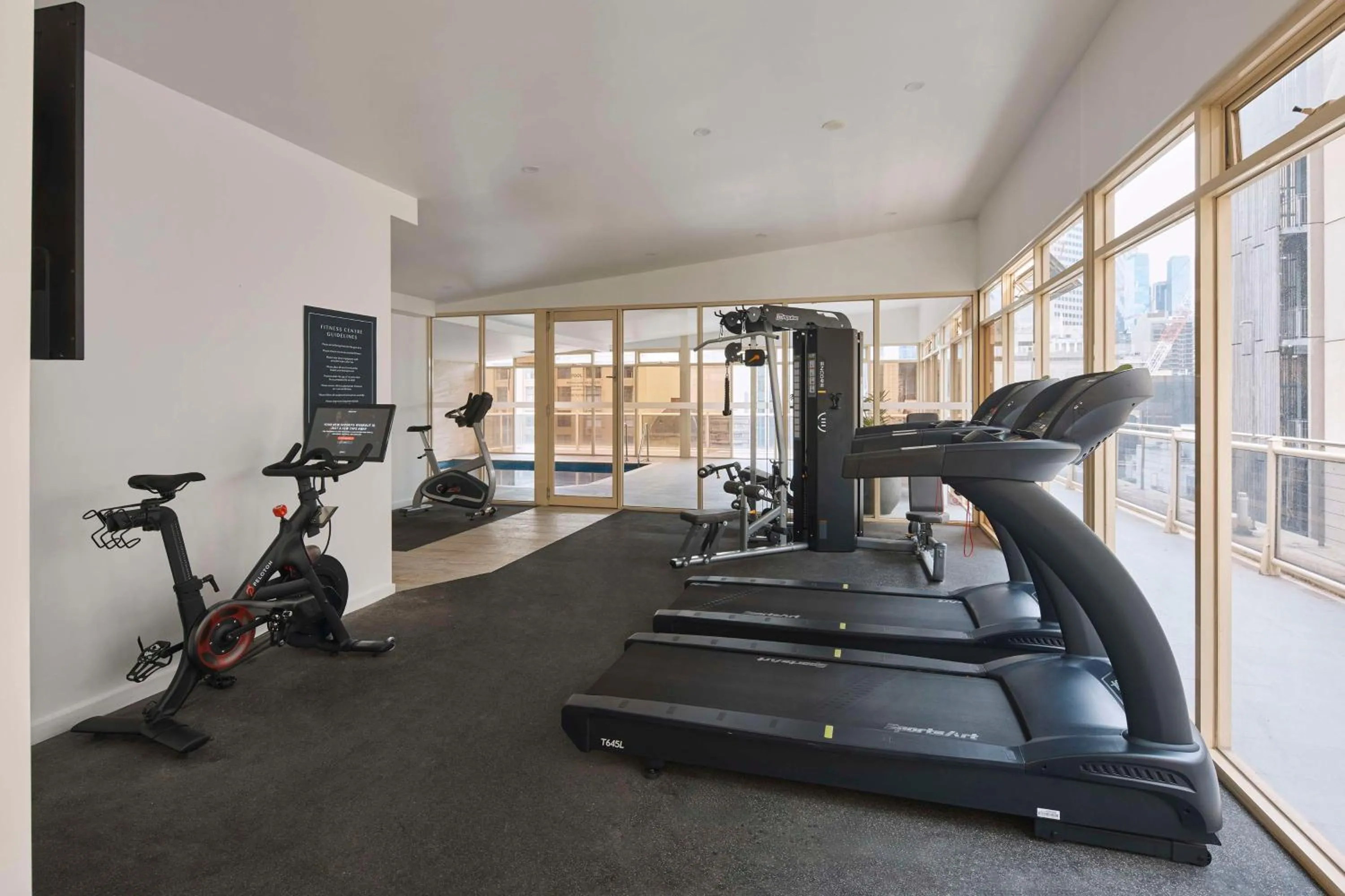 Fitness centre/facilities in The Victoria Hotel