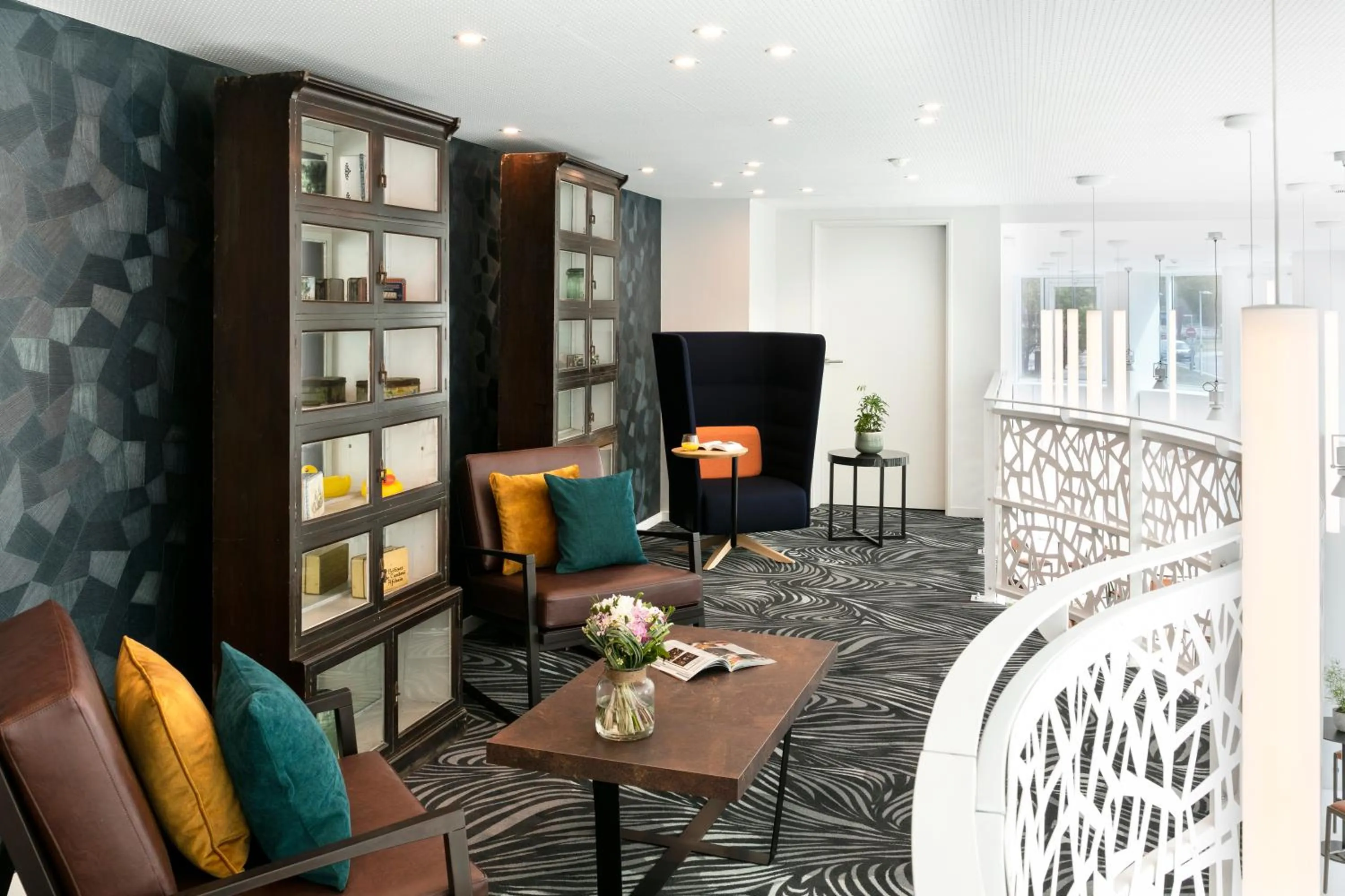 Seating area in Citadines Confluent Nantes