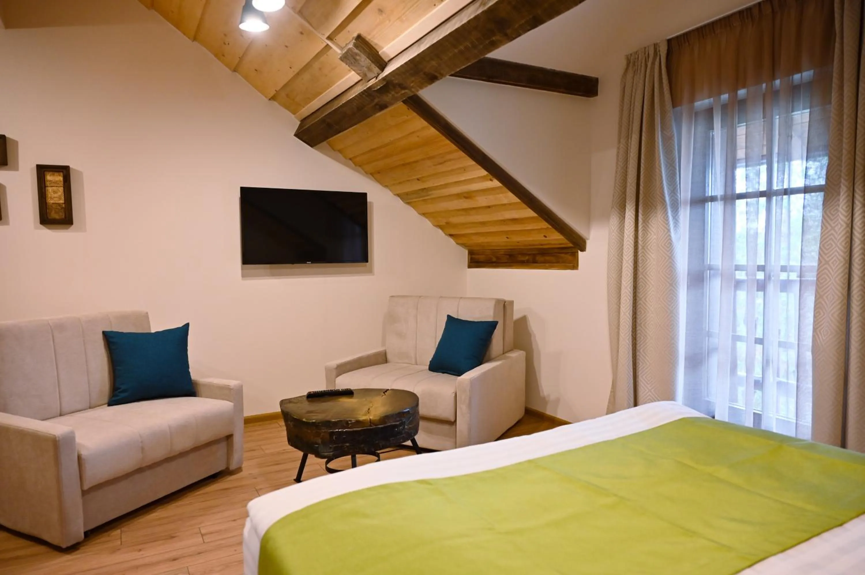 Bed in B&B Etno Village Sunčana Reka