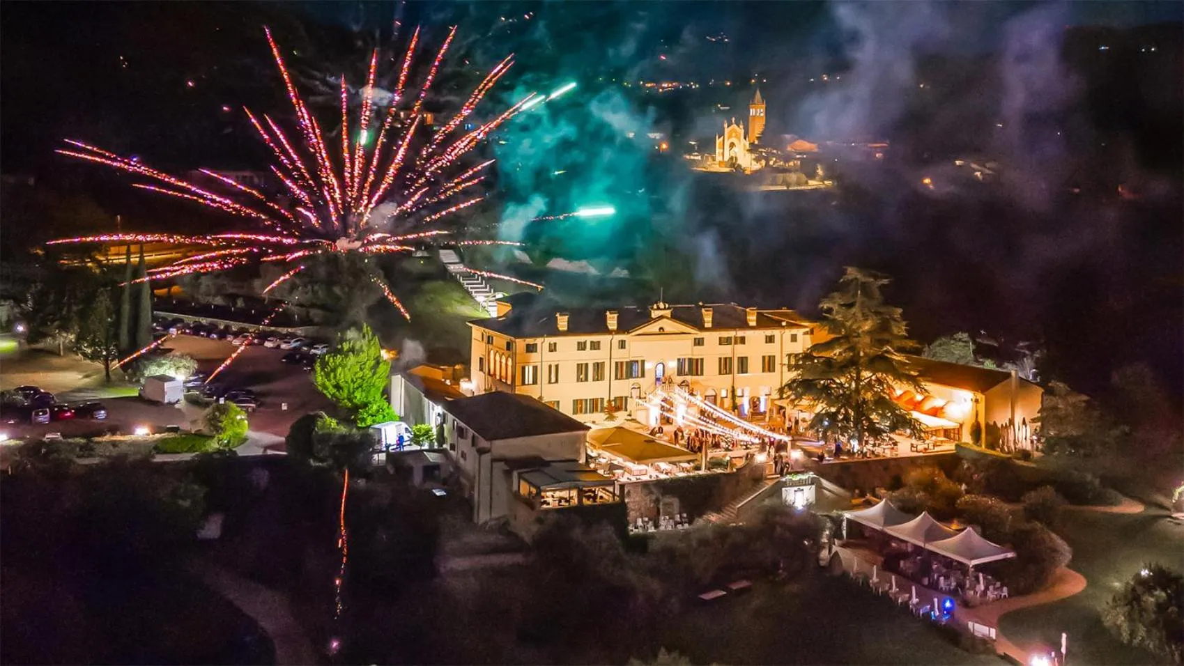 Bird's eye view in Hotel Villa Cariola