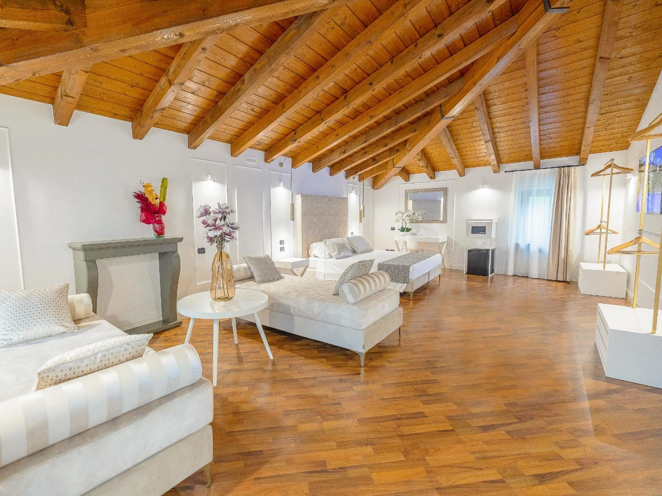 Bed in Hotel Villa Cariola