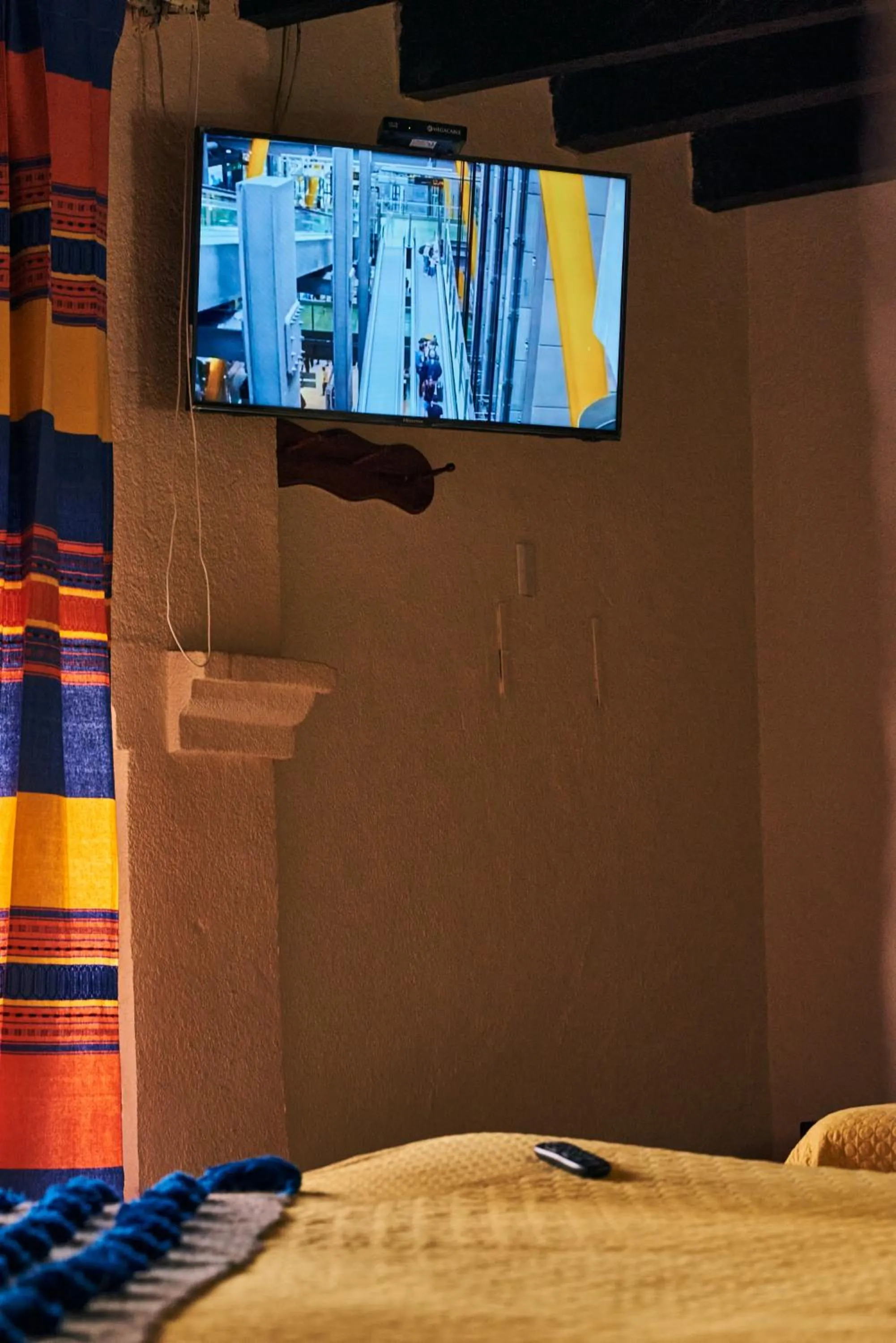 TV and multimedia, Bed in Hotel Palacio de Moctezuma